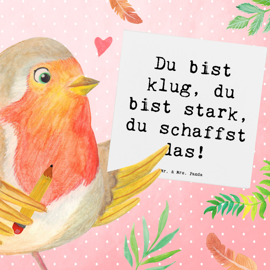 Deluxe Karte Spruch Erster Schultag Motivation Karte, Grußkarte, Klappkarte, Einladungskarte, Glückwunschkarte, Hochzeitskarte, Geburtstagskarte, Hochwertige Grußkarte, Hochwertige Klappkarte