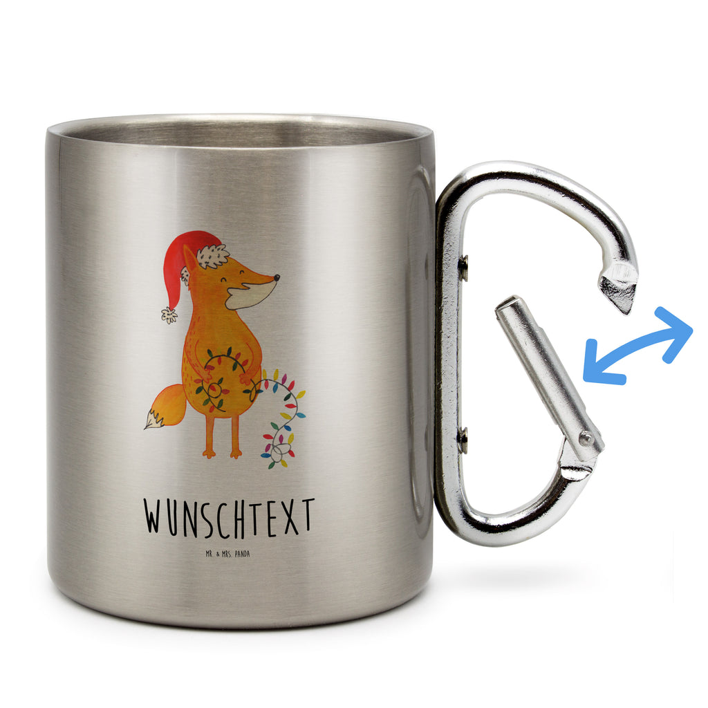 Personalisierter Edelstahlbecher Fuchs Weihnachten Personalisierte Edelstahltasse, Personalisierter Edelstahlbecher, Personalisierter Outdoor Becher, Personalisierte Outdoor Tasse, Winter, Weihnachten, Weihnachtsdeko, Nikolaus, Advent, Heiligabend, Wintermotiv, Fuchs, Füchse, Spruch schön, Geschenk Weihnachten, Weihnachtsmann, Weihnachtszeit