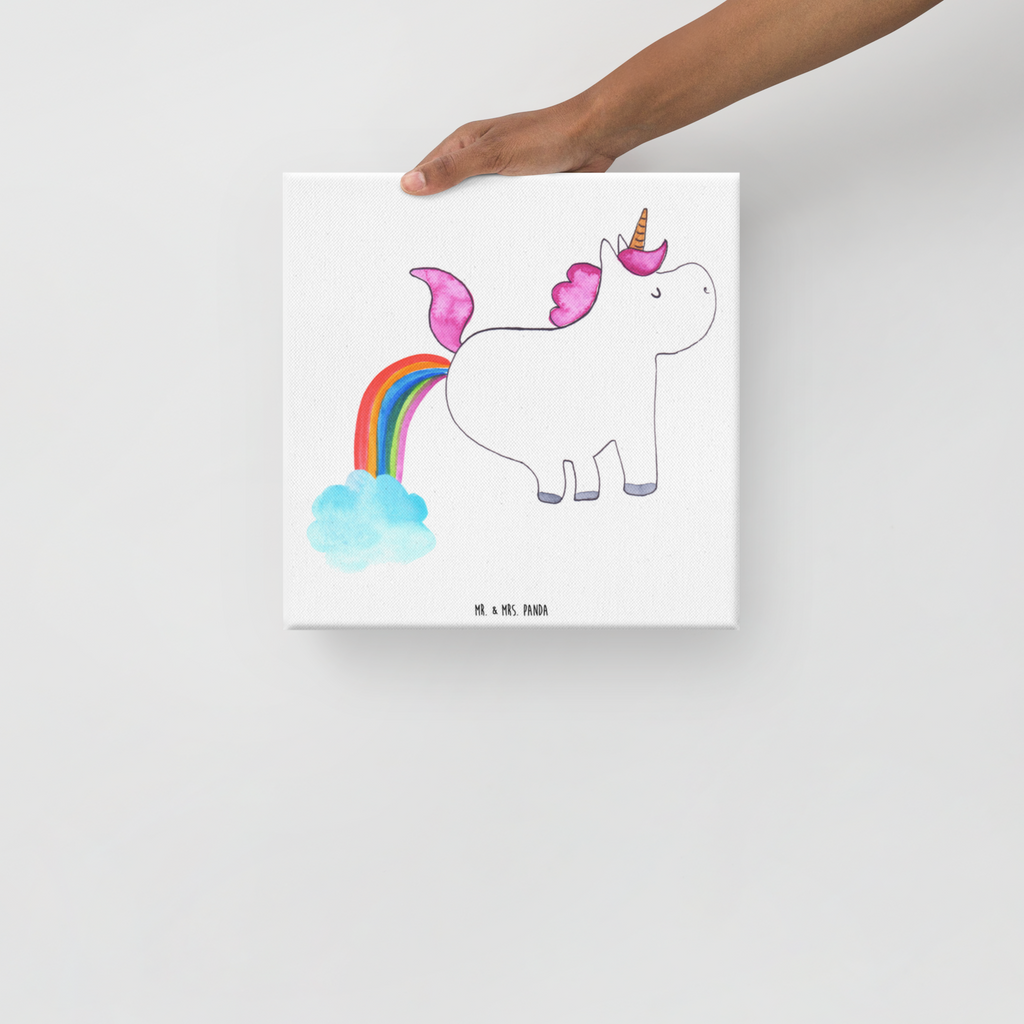 Leinwand Bild Einhorn Pupsend Leinwand, Bild, Kunstdruck, Wanddeko, Dekoration, Einhorn, Einhörner, Einhorn Deko, Pegasus, Unicorn, Pups, Regenbogen, Glitzer, Einhornpower, Erwachsenwerden, Spaß, lustig, Freundin