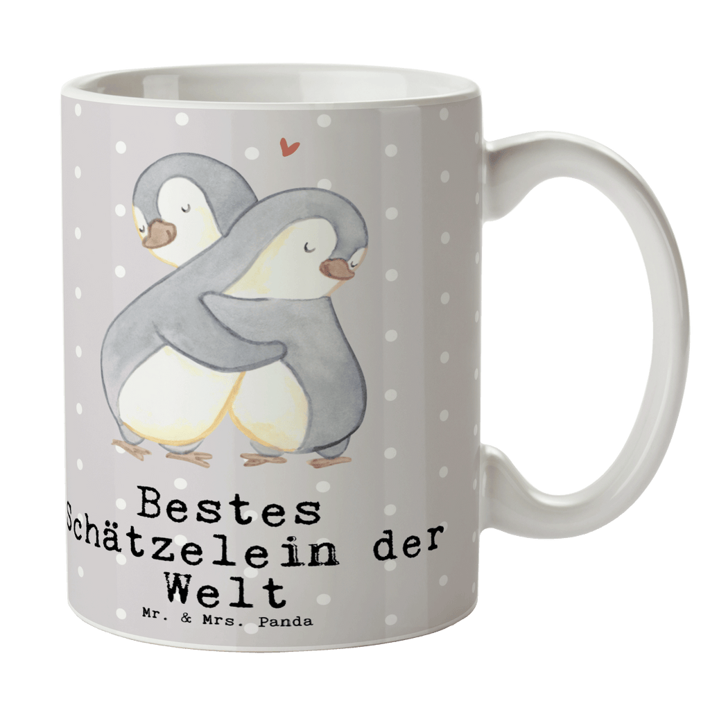 Tasse Pinguin Bestes Schätzelein der Welt Tasse, Kaffeetasse, Teetasse, Becher, Kaffeebecher, Teebecher, Keramiktasse, Porzellantasse, Büro Tasse, Geschenk Tasse, Tasse Sprüche, Tasse Motive, Kaffeetassen, Tasse bedrucken, Designer Tasse, Cappuccino Tassen, Schöne Teetassen, für, Dankeschön, Geschenk, Schenken, Geburtstag, Geburtstagsgeschenk, Geschenkidee, Danke, Bedanken, Mitbringsel, Freude machen, Geschenktipp, Schätzelein, Schätzchen, Schatz, Schatzi, Ehemann, Ehefrau, Freundin, Freund, Frau, Mann, Kosename, Hochzeitstag