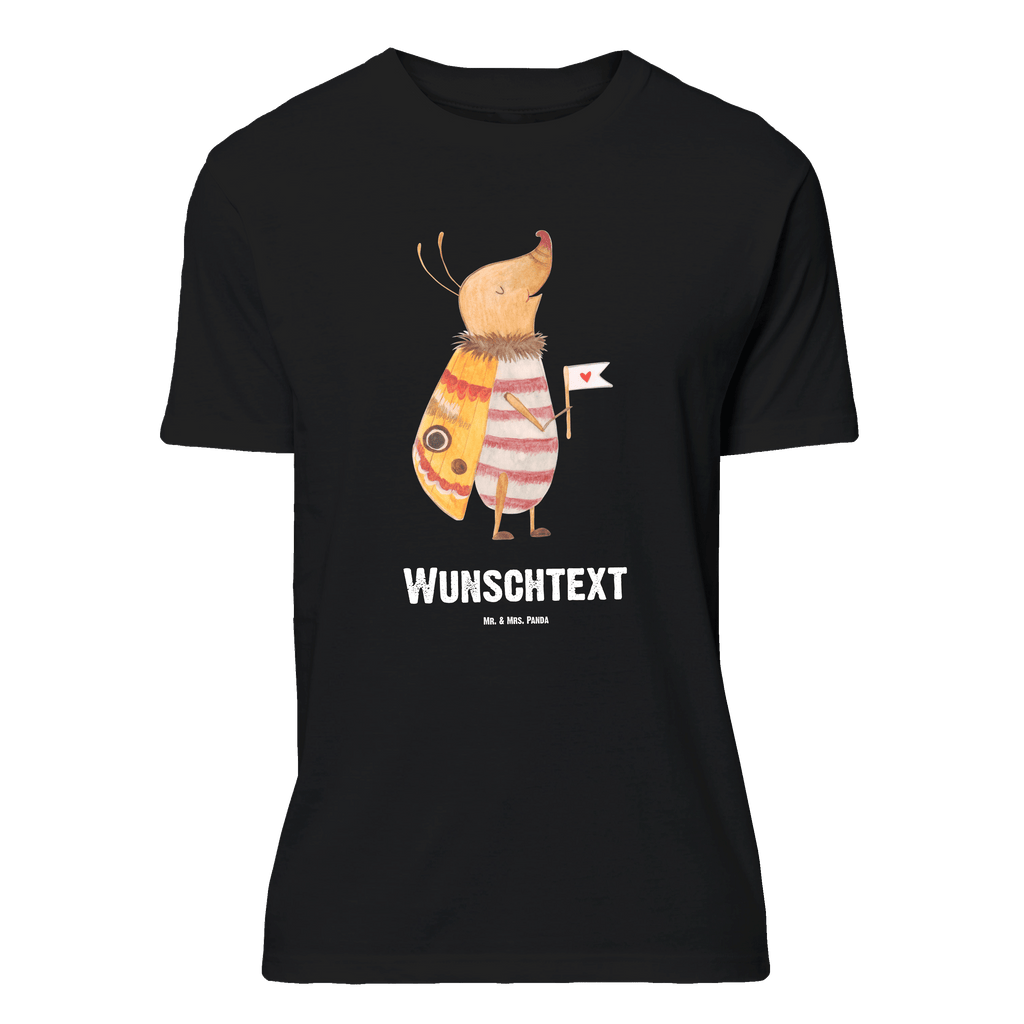 Personalisiertes T-Shirt Nachtfalter mit Fähnchen T-Shirt Personalisiert, T-Shirt mit Namen, T-Shirt mit Aufruck, Männer, Frauen, Wunschtext, Bedrucken, Tiermotive, Gute Laune, lustige Sprüche, Tiere, Nachtfalter, Käfer, Spruch lustig, Spruch witzig, süß, niedlich, Küche Deko, Was kostet die Welt