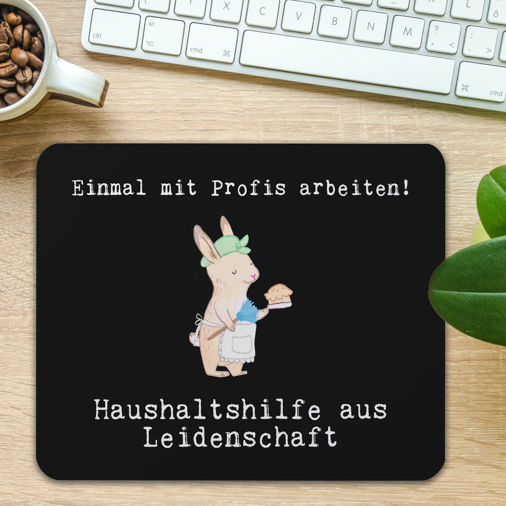 Mauspad Haushaltshilfe aus Leidenschaft Mousepad, Computer zubehör, Büroausstattung, PC Zubehör, Arbeitszimmer, Mauspad, Einzigartiges Mauspad, Designer Mauspad, Mausunterlage, Mauspad Büro, Beruf, Ausbildung, Jubiläum, Abschied, Rente, Kollege, Kollegin, Geschenk, Schenken, Arbeitskollege, Mitarbeiter, Firma, Danke, Dankeschön, Haushaltshilfe, Putzfrau, Reinigungskraft