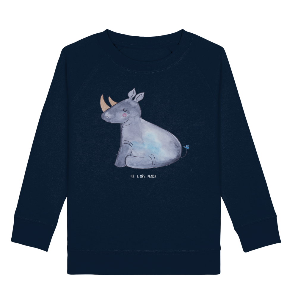 Organic Kinder Pullover Einhorn Nashorn Kinder Pullover, Kinder Sweatshirt, Jungen, Mädchen, Einhorn, Einhörner, Einhorn Deko, Pegasus, Unicorn, Regenbogen, witzig, lustig, Zoo, Glitzer, Einhornpower, Erwachsenwerden, Nashorn, Nashörner