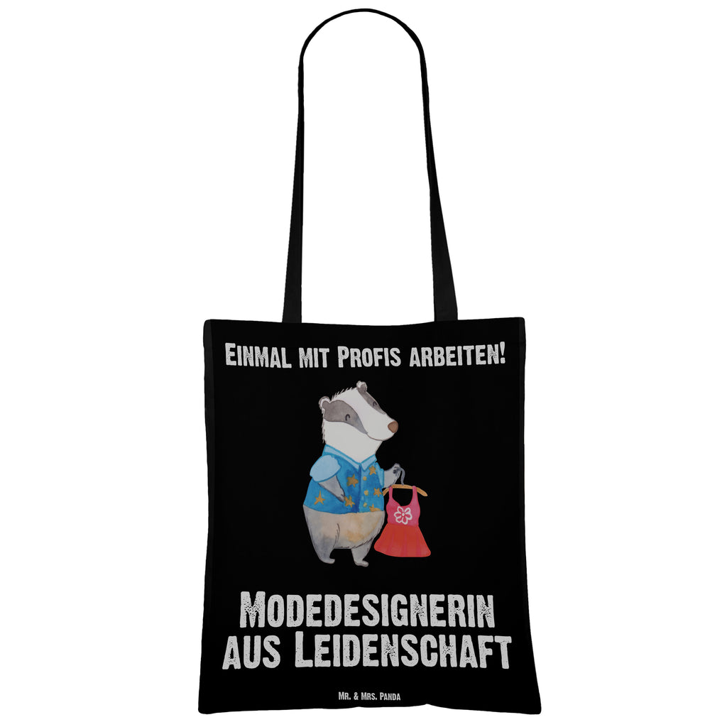 Tragetasche Modedesignerin aus Leidenschaft Beuteltasche, Beutel, Einkaufstasche, Jutebeutel, Stoffbeutel, Beruf, Ausbildung, Jubiläum, Abschied, Rente, Kollege, Kollegin, Geschenk, Schenken, Arbeitskollege, Mitarbeiter, Firma, Danke, Dankeschön, Modedesignerin, Fashion Designerin, Modeschöpferin