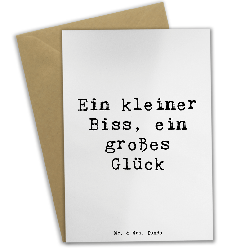 Grußkarte Spruch Malteser Glücks-Biss Grußkarte, Klappkarte, Einladungskarte, Glückwunschkarte, Hochzeitskarte, Geburtstagskarte, Karte, Ansichtskarten, Hund, Hunderasse, Rassehund, Hundebesitzer, Geschenk, Tierfreund, Schenken, Welpe