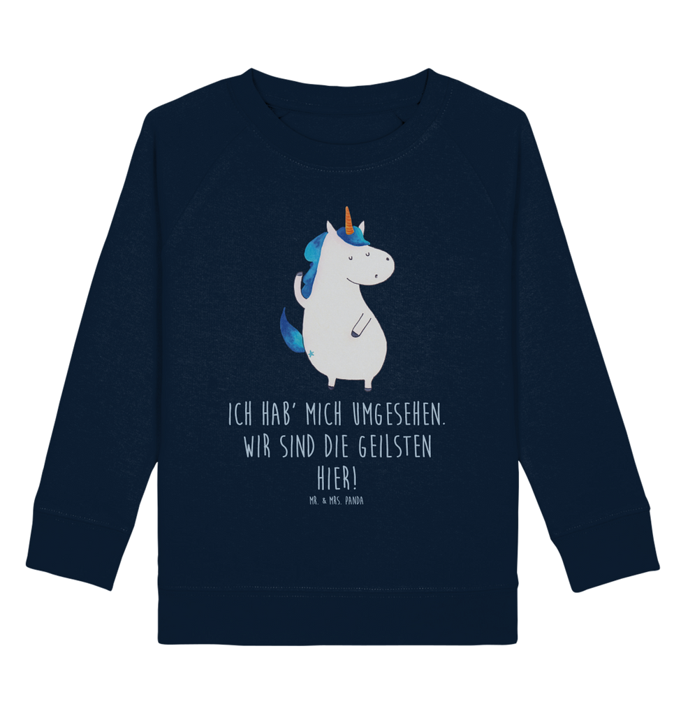 Organic Kinder Pullover Einhorn Mann Kinder Pullover, Kinder Sweatshirt, Jungen, Mädchen, Einhorn, Einhörner, Einhorn Deko, Pegasus, Unicorn, cool, Mann, Freundin, Familie, bester Freund, BFF, Party, hübsch, beste