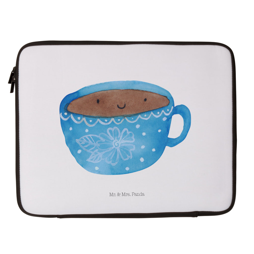 Notebook Tasche Kaffee Tasse Notebook Tasche, Laptop, Computertasche, Tasche, Notebook-Tasche, Notebook-Reisehülle, Notebook Schutz, Tiermotive, Gute Laune, lustige Sprüche, Tiere, Kaffee, Tasse, Liebe, Geschmack, Genuss, Glücklich