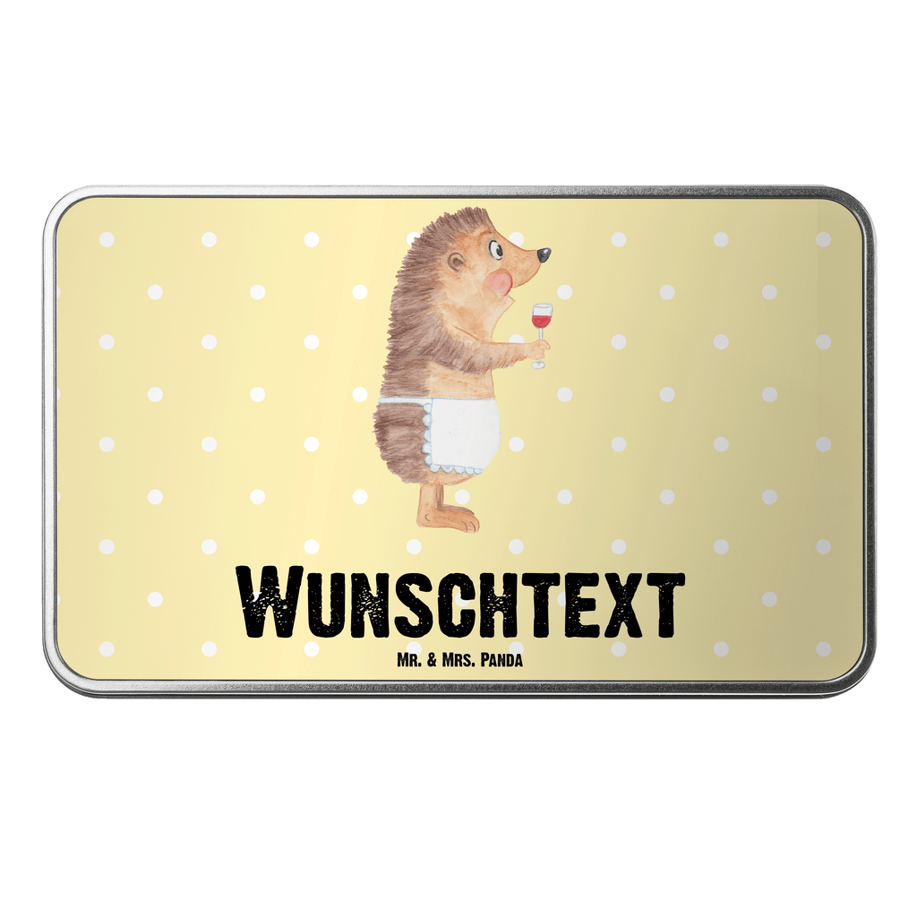 Personalisierte Metalldose Igel mit Wein Personalisierte Metalldose, Dose mit Namen, Namensdose, Kiste mit Namen, Namenskiste, Tiermotive, Gute Laune, lustige Sprüche, Tiere, Wein Spruch, Igel, Geschenk Weintrinker, Geschenk Weinliebhaber, Wein Deko, Weinglas, Rotwein, Weißwein, Wein trinken