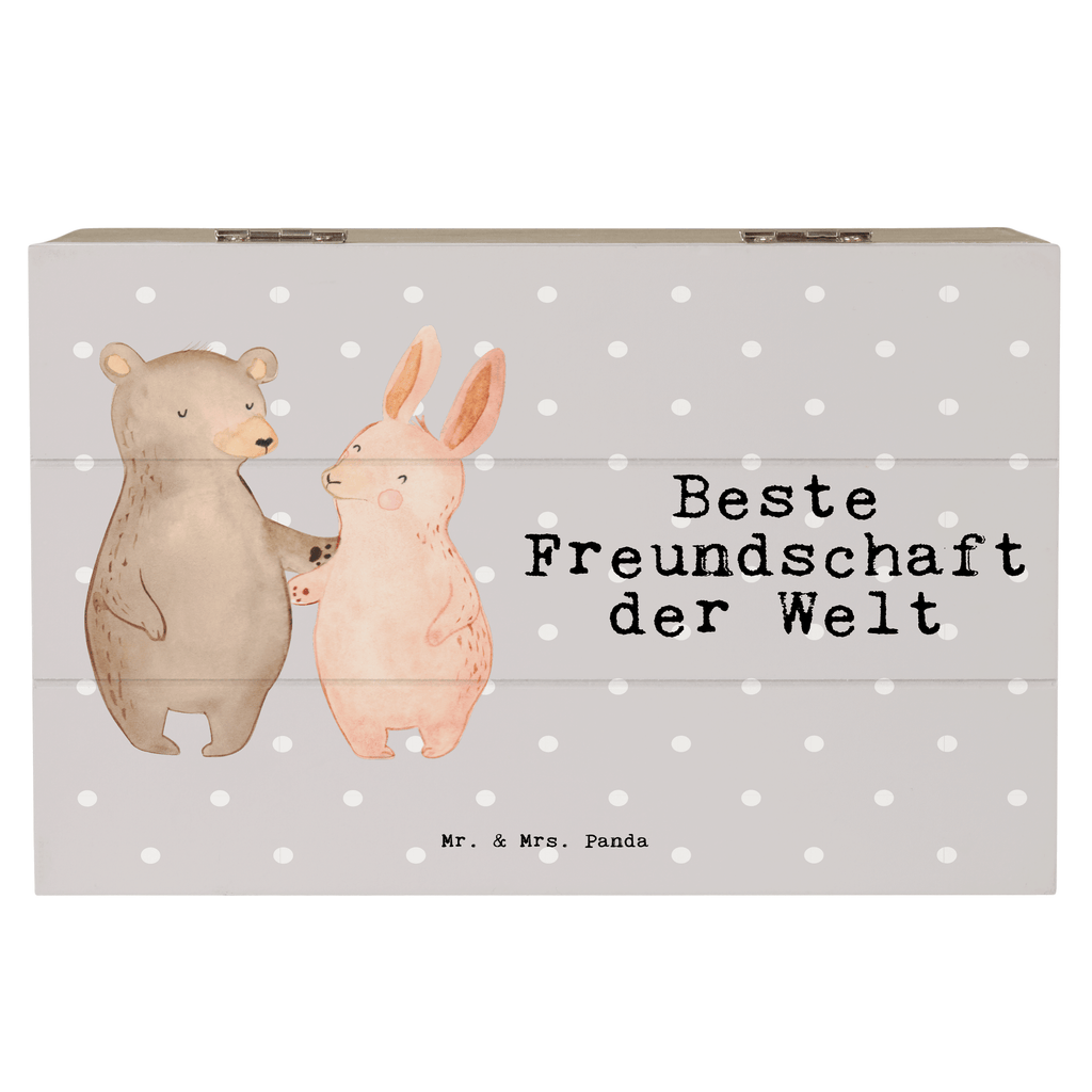 Holzkiste Hase Beste Freundschaft der Welt Holzkiste, Kiste, Schatzkiste, Truhe, Schatulle, XXL, Erinnerungsbox, Erinnerungskiste, Dekokiste, Aufbewahrungsbox, Geschenkbox, Geschenkdose, für, Dankeschön, Geschenk, Schenken, Geburtstag, Geburtstagsgeschenk, Geschenkidee, Danke, Bedanken, Mitbringsel, Freude machen, Geschenktipp, Freundschaft, Freunde, Freunde fürs Leben, best friends, Freundin, Freund, Clique, Kumpel, bae, bff