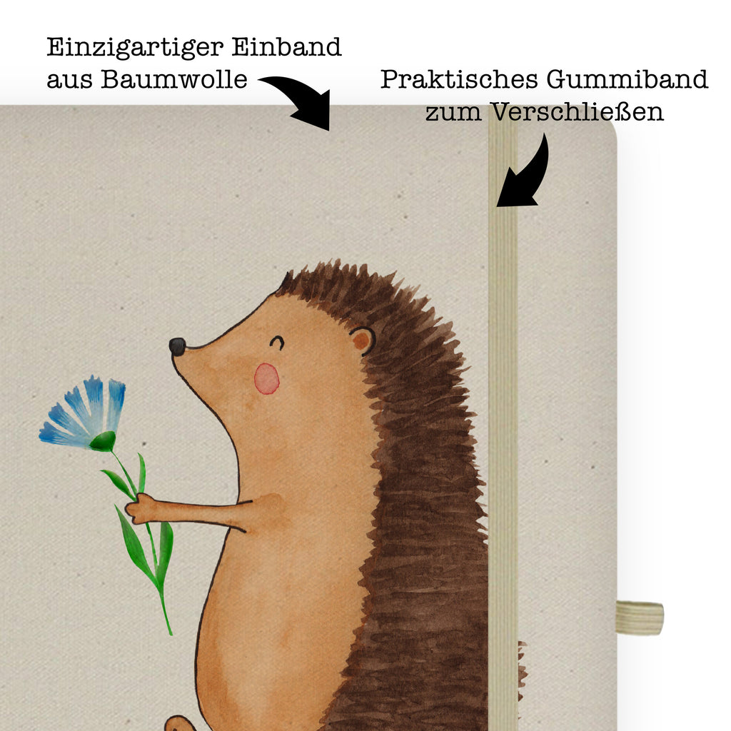 DIN A4 Personalisiertes Notizbuch Igel mit Blume Personalisiertes Notizbuch, Notizbuch mit Namen, Notizbuch bedrucken, Personalisierung, Namensbuch, Namen, Tiermotive, Gute Laune, lustige Sprüche, Tiere, Igel, Gute Besserung, Genesungswünsche, Krankheit, Krankenhaus, krank, Besuch