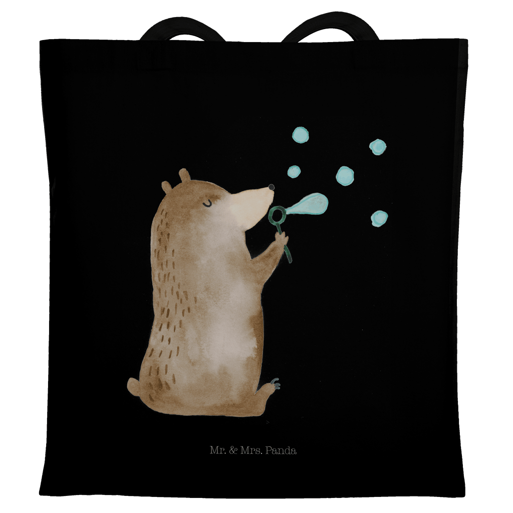 Tragetasche Bär Seifenblasen Beuteltasche, Beutel, Einkaufstasche, Jutebeutel, Stoffbeutel, Tasche, Shopper, Umhängetasche, Strandtasche, Schultertasche, Stofftasche, Tragetasche, Badetasche, Jutetasche, Einkaufstüte, Laptoptasche, Bär, Teddy, Teddybär, Seifenblasen Bär Lustig Sein Glücklich Traurig Happy