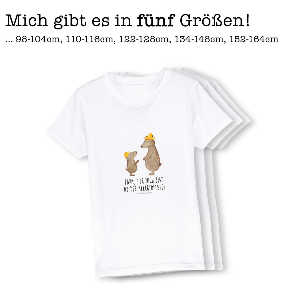 Organic Kinder T-Shirt Bären mit Hut Kinder T-Shirt, Kinder T-Shirt Mädchen, Kinder T-Shirt Jungen, Familie, Vatertag, Muttertag, Bruder, Schwester, Mama, Papa, Oma, Opa, Bär, Bären, Vater, Papi, Paps, Dad, Daddy, Lieblingsmensch, Sohn, Söhne, Kind, Kinder, Vater-Sohn, Family, Vorbild