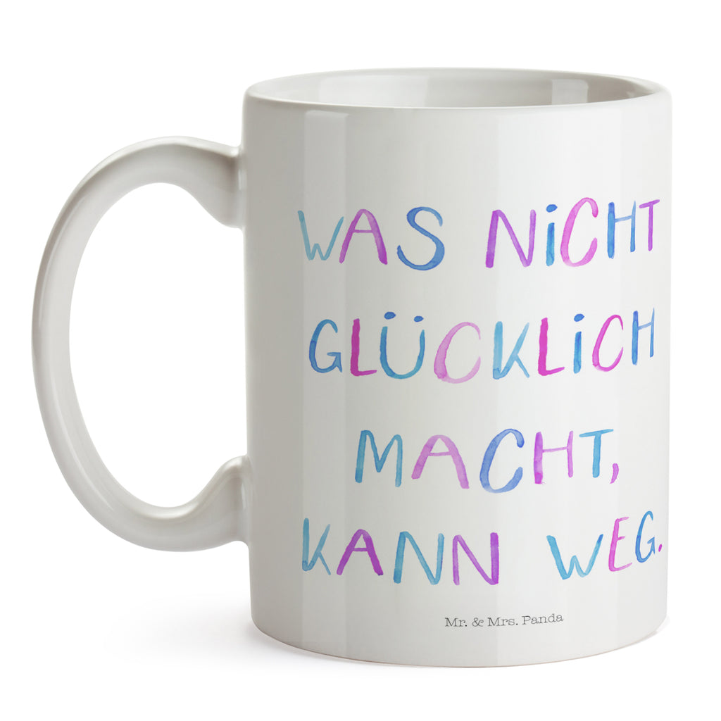 Tasse Was nicht glücklich macht Tasse, Kaffeetasse, Teetasse, Becher, Kaffeebecher, Teebecher, Keramiktasse, Porzellantasse, Büro Tasse, Geschenk Tasse, Tasse Sprüche, Tasse Motive, Kaffeetassen, Tasse bedrucken, Designer Tasse, Cappuccino Tassen, Schöne Teetassen