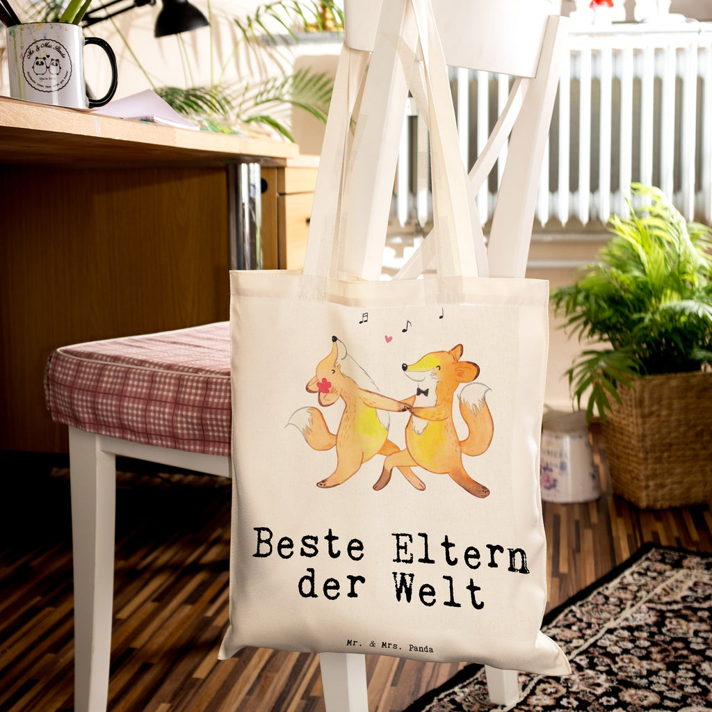 Tragetasche Fuchs Beste Eltern der Welt Beuteltasche, Beutel, Einkaufstasche, Jutebeutel, Stoffbeutel, Tasche, Shopper, Umhängetasche, Strandtasche, Schultertasche, Stofftasche, Tragetasche, Badetasche, Jutetasche, Einkaufstüte, Laptoptasche, für, Dankeschön, Geschenk, Schenken, Geburtstag, Geburtstagsgeschenk, Geschenkidee, Danke, Bedanken, Mitbringsel, Freude machen, Geschenktipp, Eltern, Mama, Papa, Erzeuger, Mami, Papi, Familie, Elternpaar, Mama und Papa