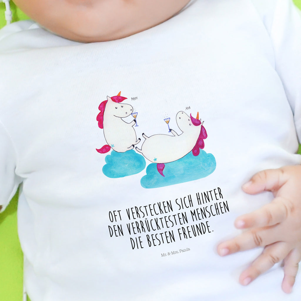 Organic Baby Shirt Einhorn Sekt Baby T-Shirt, Jungen Baby T-Shirt, Mädchen Baby T-Shirt, Shirt, Einhorn, Einhörner, Einhorn Deko, Pegasus, Unicorn, Freundinnen, Freundin, BFF, Sekt, Mädelsabend, Spaß, Party, Korken, Anstoßen, Beste