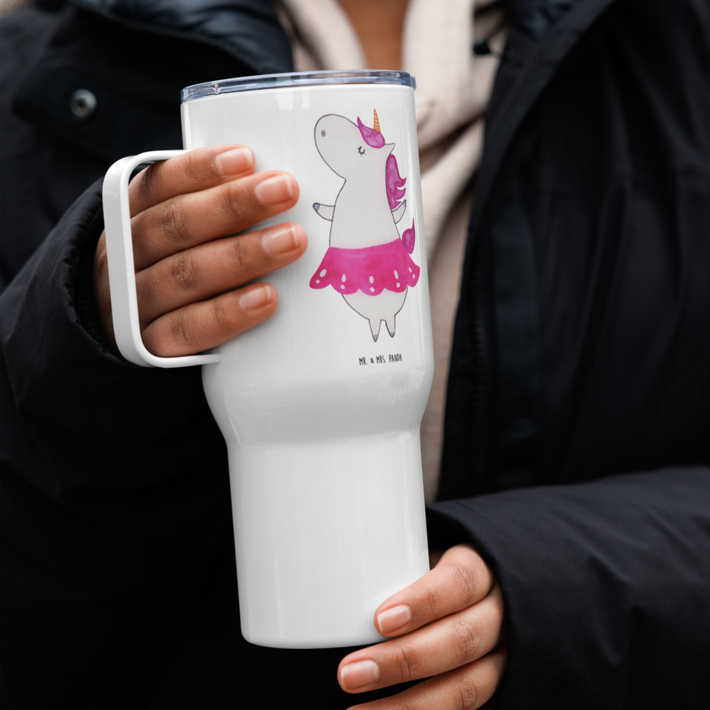 XXL Thermobecher Einhorn Ballerina Thermobecher, XL Thermobecher, Reisebecher, XL Reisetasse, Großer Thermobecher, Autobecher, Jumbo Becher, Einhorn, Einhörner, Einhorn Deko, Pegasus, Unicorn, Tanzen, Ballerina, Party, Wohnung, Spaß, Feiern, Geburtstag, Tänzerin, Lebenslust, Lebensfreude