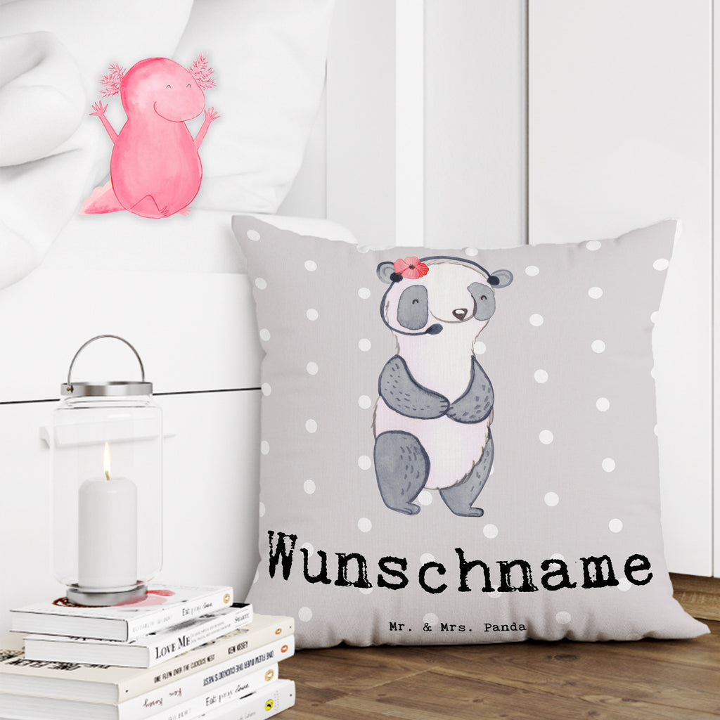 Personalisiertes Kissen Panda Beste Arbeitskollegin der Welt Kissen, personalisiert, Name, Wunschname, bedrucken, Kopfkissen, für, Dankeschön, Geschenk, Schenken, Geburtstag, Geburtstagsgeschenk, Geschenkidee, Danke, Bedanken, Mitbringsel, Freude machen, Geschenktipp, Arbeitskollegin, Kollegin, Freundin, Büro, Abschiedsgeschenk, Ruhestand, Arbeit, Mitarbeiterin, Berufsgenossin, Beruf