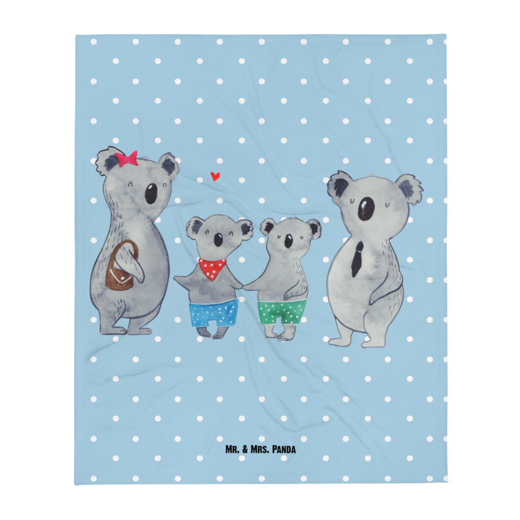 Kuscheldecke Koala Familie zwei