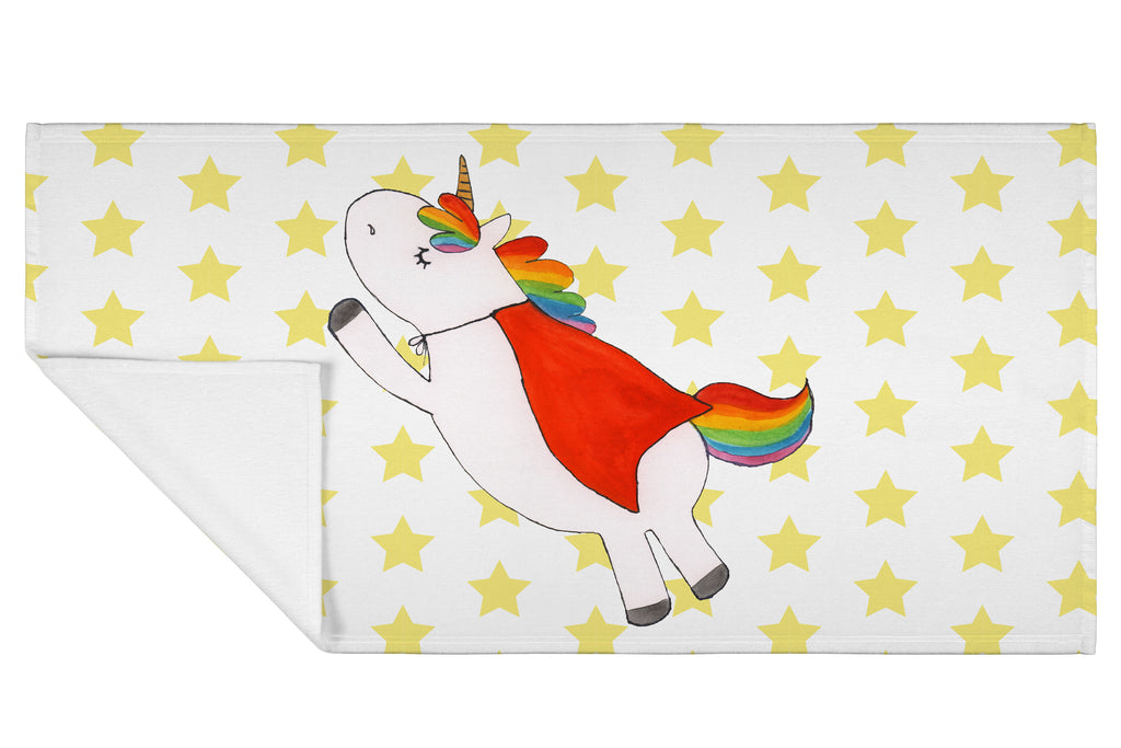 Handtuch Einhorn Super Gästetuch, Reisehandtuch, Sport Handtuch, Frottier, Kinder Handtuch, Einhorn, Einhörner, Einhorn Deko, Pegasus, Unicorn, Traummann, Superheld, Held, Freundin, Geschenk, Girl, Mädchen