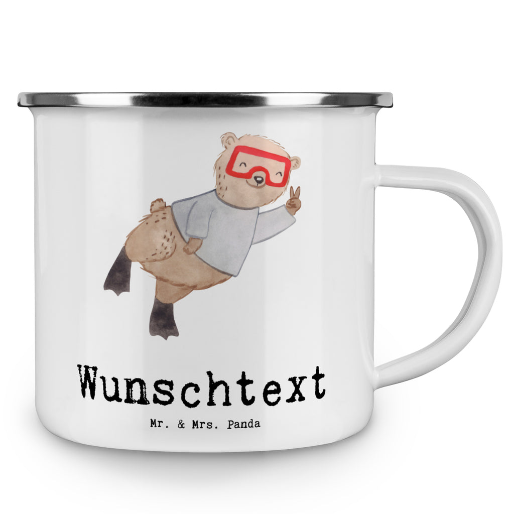 Personalisierte Emaille Tasse Bär Tauchen Tage Emaille Tasse personalisiert, Emaille Tasse mit Namen, Campingtasse personalisiert, Namenstasse, Campingtasse bedrucken, Campinggeschirr personalsisert, tasse mit namen, personalisierte tassen, personalisierte tasse, tasse selbst gestalten, tasse bedrucken, tassen bedrucken, Geschenk, Sport, Sportart, Hobby, Schenken, Danke, Dankeschön, Auszeichnung, Gewinn, Sportler, Tauchen, schnorcheln, Tauchgang, Tauchschule, Diving, Dive