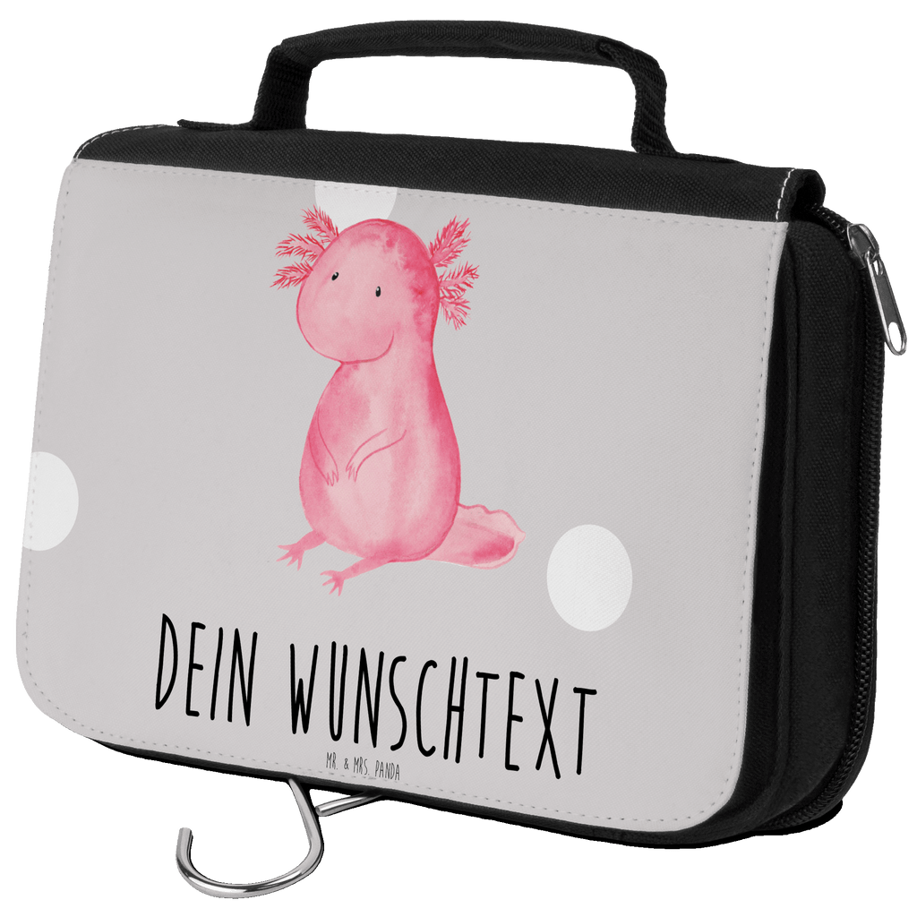 Personalisierter Kulturbeutel Axolotl null Personalisierter Kulturbeutel, Personalisierte Waschtasche, Personalisierte Kosmetiktasche, Damen, Herren, Personalisierte Aufbewahrungstasche, Personalisierte Schminktasche, Personalisierter Kosmetikbeutel, Personalisierter Organizer, Personalisierte Kulturtasche, Personalisierte Schminkutensil, Personalisierung, Wunschtext, Wunschname, Selbst bedrucken, Kulturbeutel mit Namen, Axolotl, Molch, Axolot, vergnügt, fröhlich, zufrieden, Lebensstil, Weisheit, Lebensweisheit, Liebe, Freundin