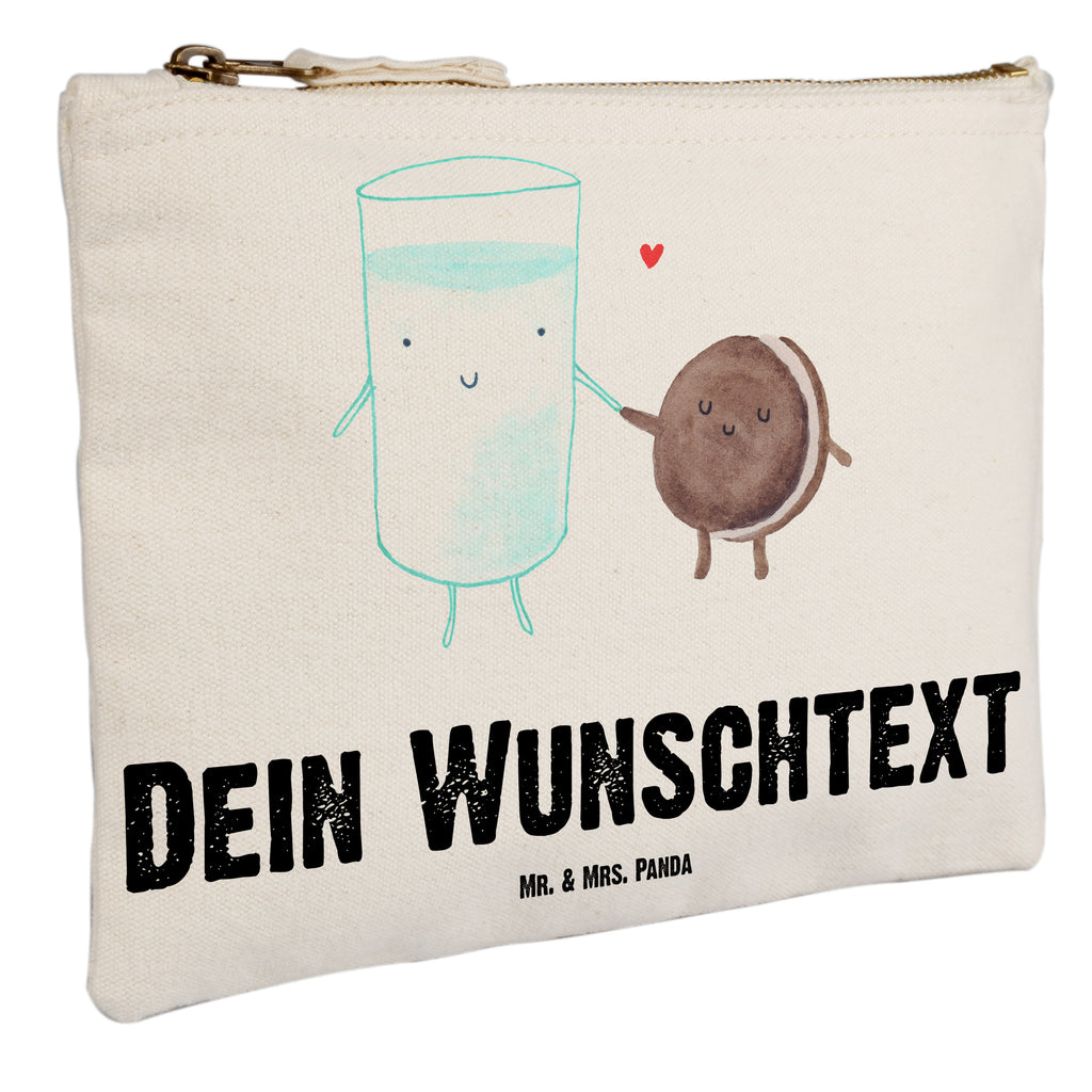 Personalisierte Schminktasche Milch & Keks Personalisierte Schminktasche, Personalisierte Kosmetiktasche, Personalisierter Kosmetikbeutel, Personalisiertes Stiftemäppchen, Personalisiertes Etui, Personalisierte Federmappe, Personalisierte Makeup Bag, Personalisiertes Schminketui, Personalisiertes Kosmetiketui, Personalisiertes Schlamperetui, Schminktasche mit Namen, Kosmetiktasche mit Namen, Kosmetikbeutel mit Namen, Stiftemäppchen mit Namen, Etui mit Namen, Federmappe mit Namen, Makeup Bg mit Namen, Schminketui mit Namen, Kosmetiketui mit Namen, Schlamperetui mit Namen, Schminktasche personalisieren, Schminktasche bedrucken, Schminktasche selbst gestalten, Tiermotive, Gute Laune, lustige Sprüche, Tiere, Milk, Cookie, Milch, Keks, Kekse, Kaffee, Einladung Frühstück, Motiv süß, romantisch, perfektes Paar