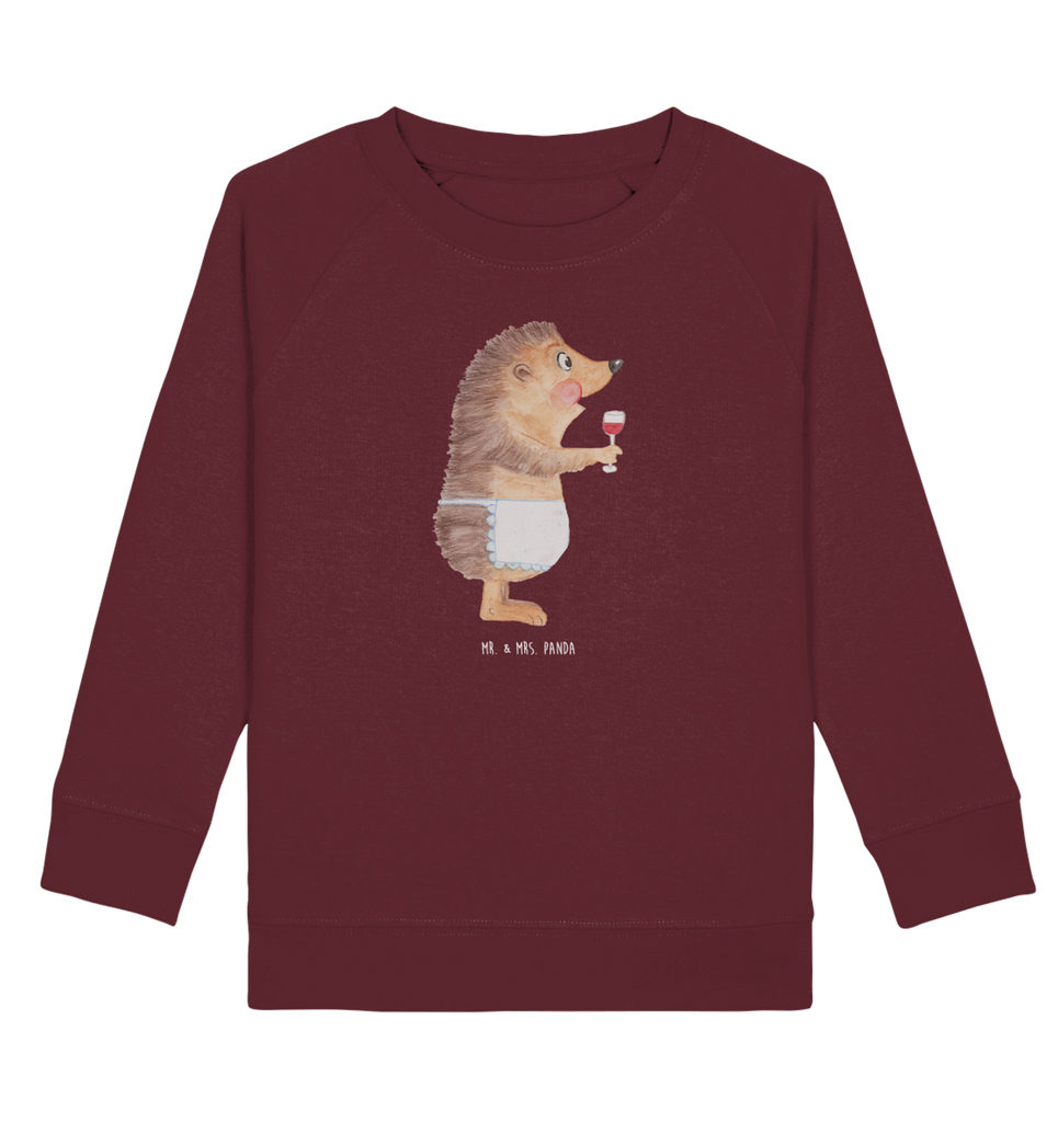 Organic Kinder Pullover Igel mit Wein Kinder Pullover, Kinder Sweatshirt, Jungen, Mädchen, Tiermotive, Gute Laune, lustige Sprüche, Tiere, Wein Spruch, Igel, Geschenk Weintrinker, Geschenk Weinliebhaber, Wein Deko, Weinglas, Rotwein, Weißwein, Wein trinken