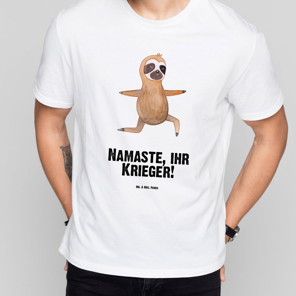 T-Shirt Standard Faultier  Yoga T-Shirt, Shirt, Tshirt, Lustiges T-Shirt, T-Shirt mit Spruch, Party, Junggesellenabschied, Jubiläum, Geburstag, Herrn, Damen, Männer, Frauen, Schlafshirt, Nachthemd, Sprüche, Faultier, Faultier Geschenk, Faultier Deko, Faultiere, faul, Lieblingstier, Yoga, Namaste, Krieger, Yogaübungen, Meditation, Atmung, Gelassenheit, Entspannung