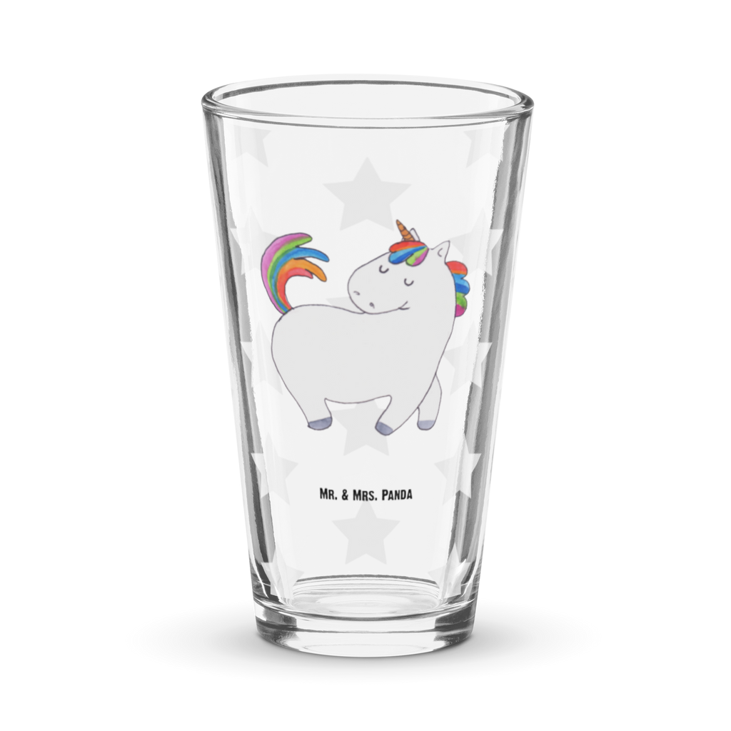 Premium Trinkglas Einhorn stolzierend Trinkglas, Glas, Pint Glas, Bierglas, Cocktail Glas, Wasserglas, Einhorn, Einhörner, Einhorn Deko, Pegasus, Unicorn, stolz, anders, bunt, Pferd, Reiter, Reiten, Freundin, Geschenk