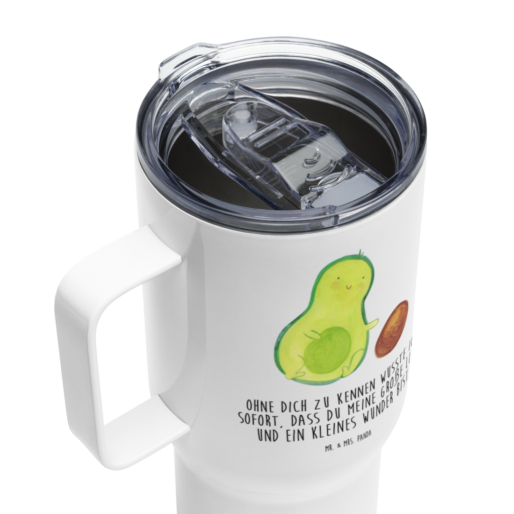 XXL Thermobecher Avocado Kern rollt Thermobecher, XL Thermobecher, Reisebecher, XL Reisetasse, Großer Thermobecher, Autobecher, Jumbo Becher, Avocado, Veggie, Vegan, Gesund, Avocados, Schwanger, Geburt, Geburtstag, Säugling, Kind, erstes Kind, zur Geburt, Schwangerschaft, Babyparty, Baby, große Liebe, Liebe, Love