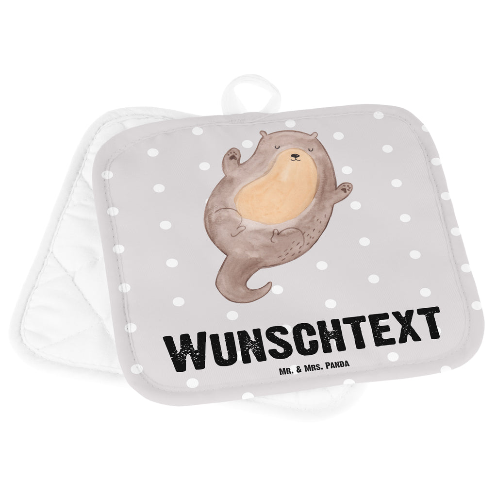 Personalisierte Topflappen Otter Umarmen Topflappen personalisiert, Personalisierte Topfuntersetzer, Personalisierter Ofenhandschuh, Topflappen Set personalisiert, Topflappen mit Namen, Namensaufdruck, Otter, Fischotter, Seeotter, Otter Seeotter See Otter