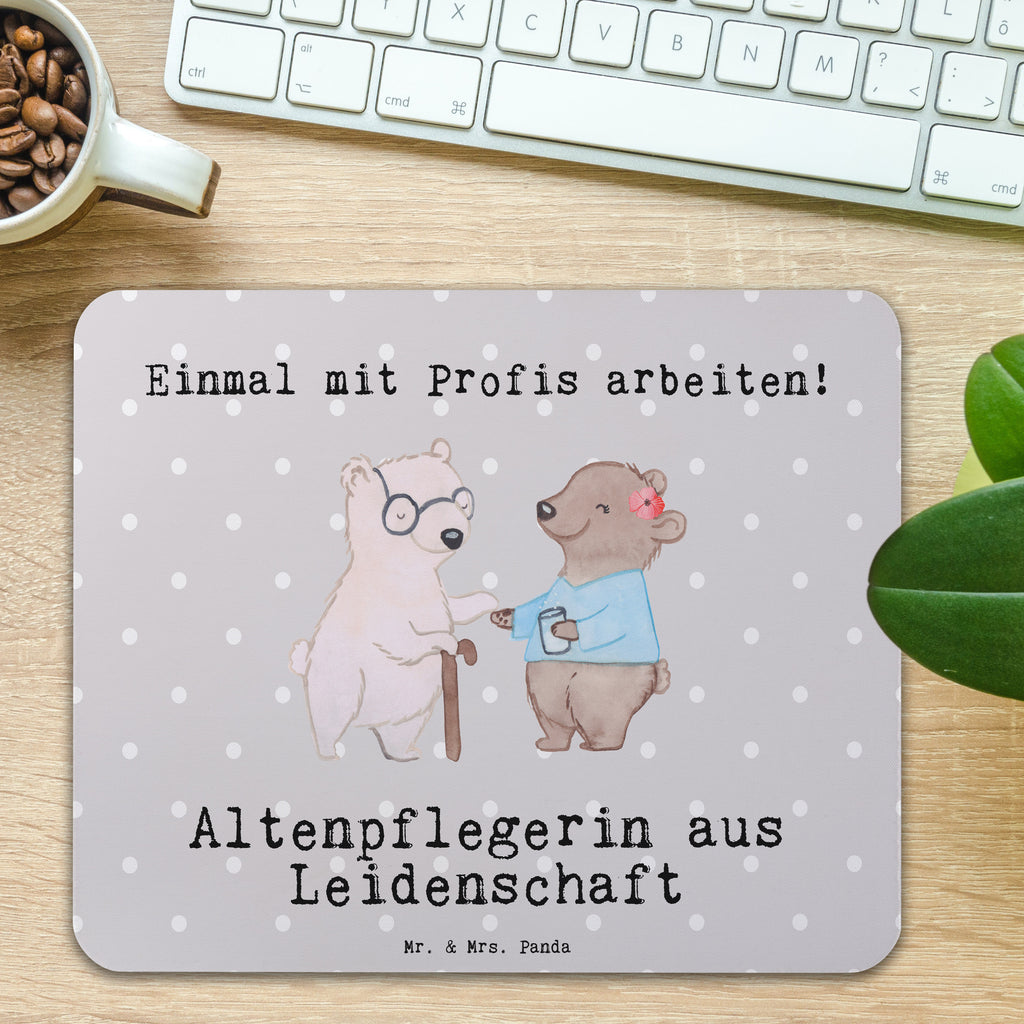 Mauspad Altenpflegerin aus Leidenschaft Mousepad, Computer zubehör, Büroausstattung, PC Zubehör, Arbeitszimmer, Mauspad, Einzigartiges Mauspad, Designer Mauspad, Mausunterlage, Mauspad Büro, Beruf, Ausbildung, Jubiläum, Abschied, Rente, Kollege, Kollegin, Geschenk, Schenken, Arbeitskollege, Mitarbeiter, Firma, Danke, Dankeschön, Altenpflegerin, Pflegerin, Altenheim Eröffnung