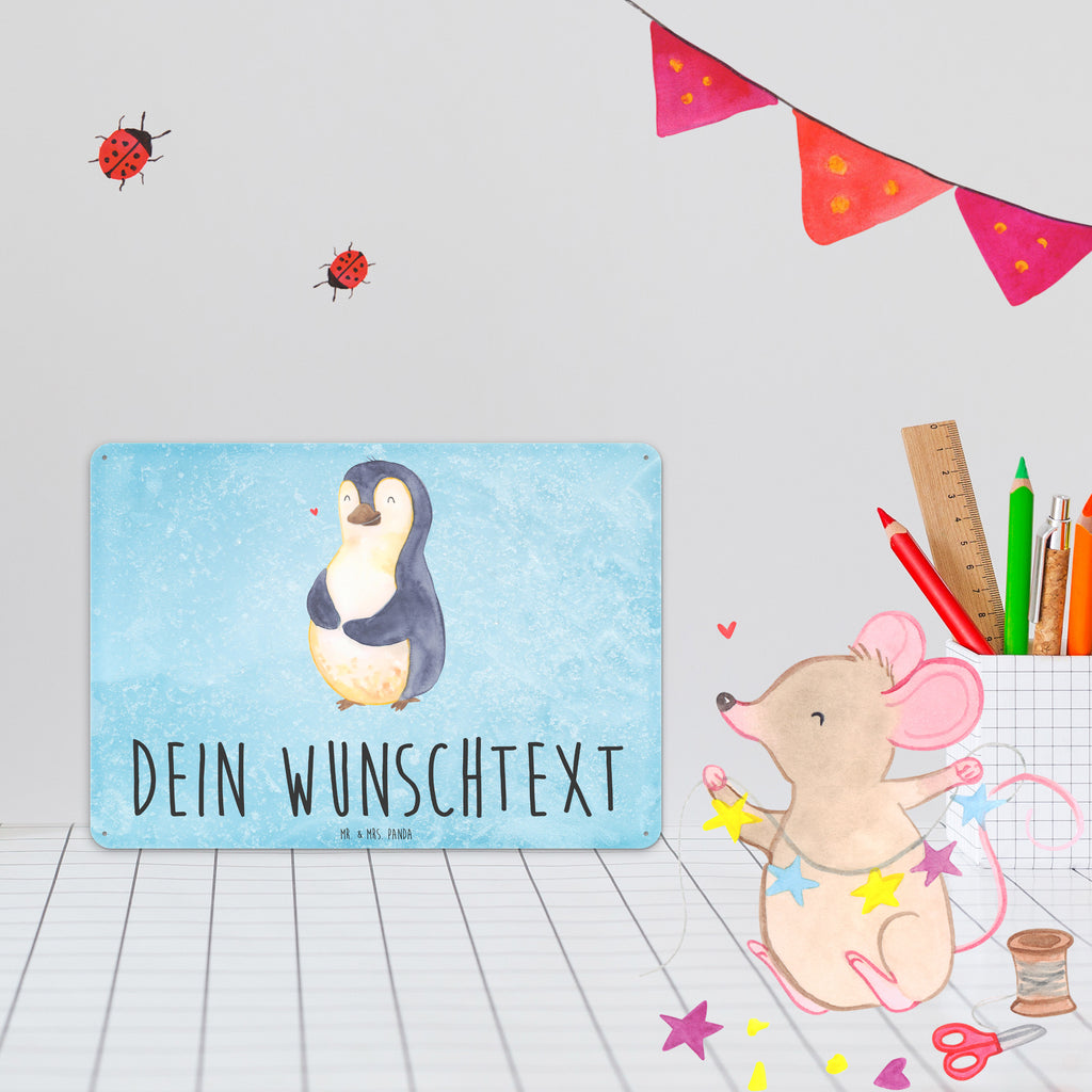 Personalisiertes Blechschild Pinguin Diät Blechschild, Metallschild, Geschenk Schild, Schild, Magnet-Metall-Schild, Deko Schild, Wandschild, Wand-Dekoration, Türschild, Pinguin, Pinguine, Diät, Abnehmen, Abspecken, Gewicht, Motivation, Selbstliebe, Körperliebe, Selbstrespekt