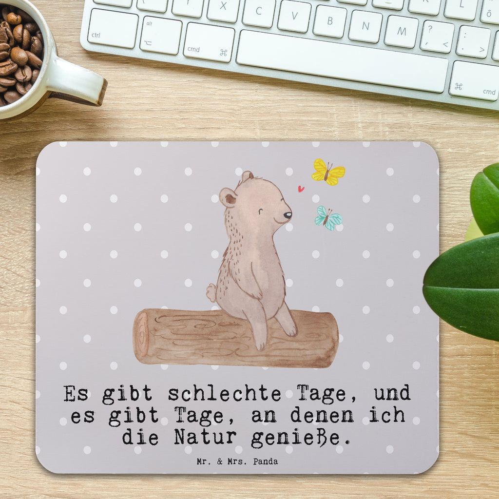 Mauspad Bär Naturliebhaber Tage Mousepad, Computer zubehör, Büroausstattung, PC Zubehör, Arbeitszimmer, Mauspad, Einzigartiges Mauspad, Designer Mauspad, Mausunterlage, Mauspad Büro, Geschenk, Sport, Sportart, Hobby, Schenken, Danke, Dankeschön, Auszeichnung, Gewinn, Sportler, Naturliebhaber, Outdoor, Wandern, Nature Lover