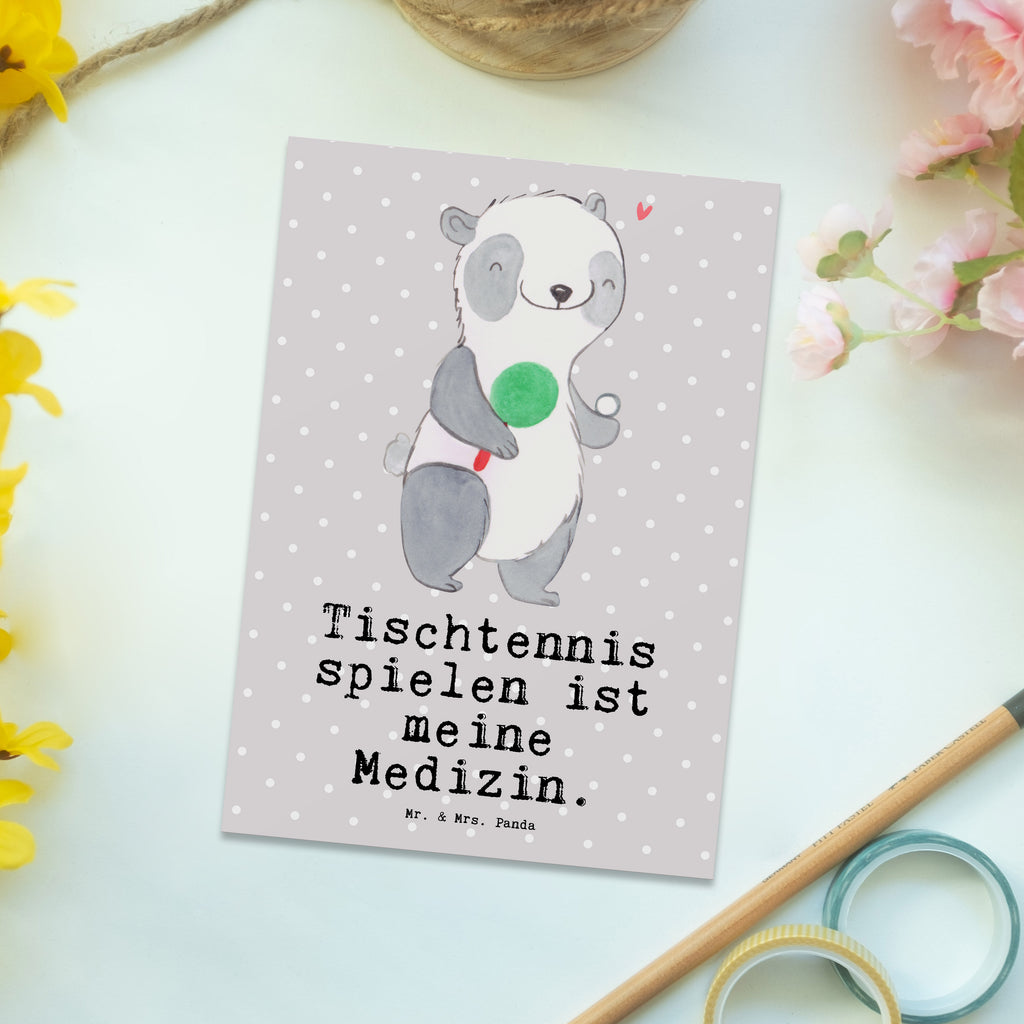 Postkarte Panda Tischtennis Medizin Postkarte, Karte, Geschenkkarte, Grußkarte, Einladung, Ansichtskarte, Geburtstagskarte, Einladungskarte, Dankeskarte, Ansichtskarten, Einladung Geburtstag, Einladungskarten Geburtstag, Geschenk, Sport, Sportart, Hobby, Schenken, Danke, Dankeschön, Auszeichnung, Gewinn, Sportler, Tischtennis, Tischtennis Bund, Tischtennis Verein, Ballsport