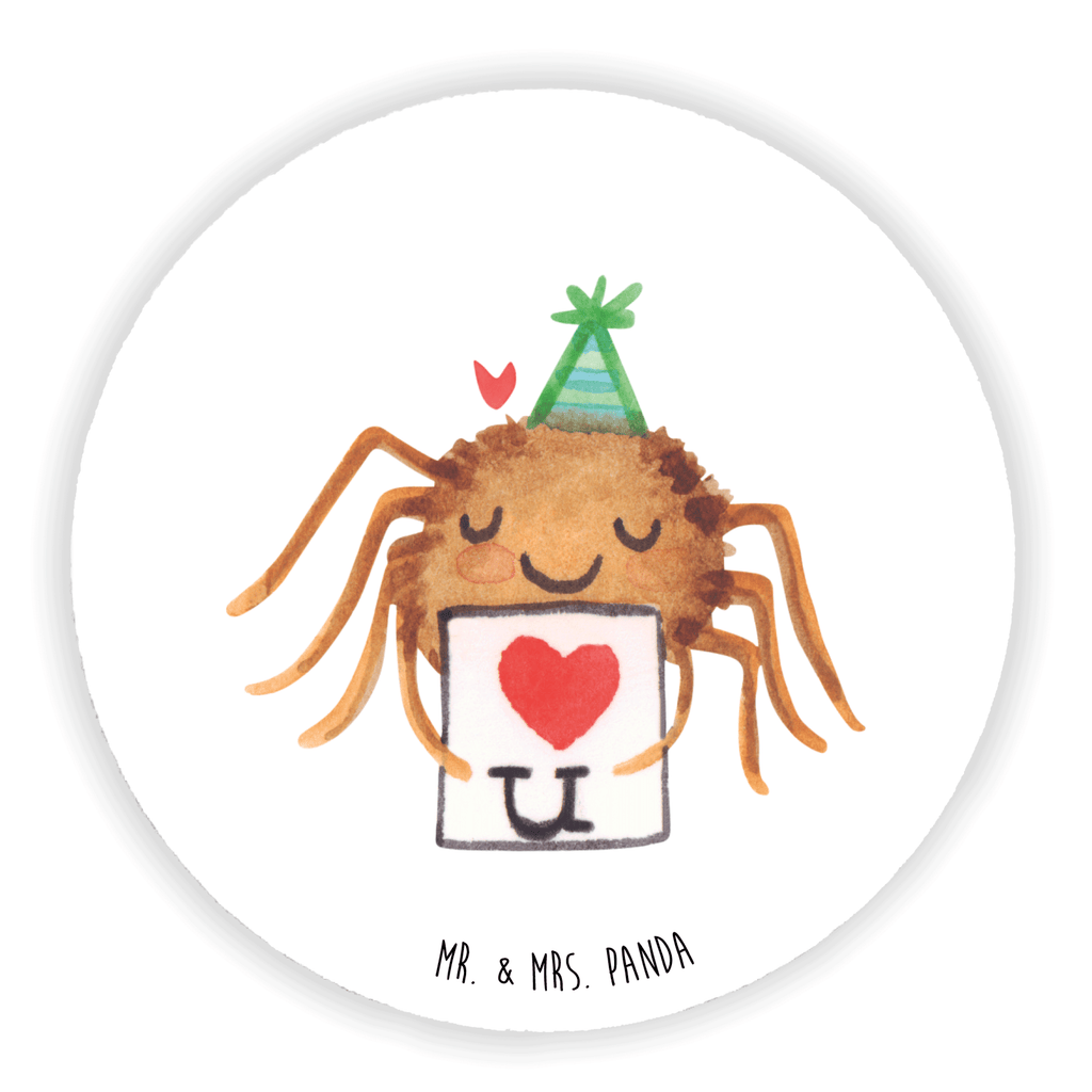 Rund Magnet Spinne Agathe Brief Kühlschrankmagnet, Pinnwandmagnet, Souvenir Magnet, Motivmagnete, Dekomagnet, Whiteboard Magnet, Notiz Magnet, Kühlschrank Dekoration, Spinne Agathe, Spinne, Agathe, Videos, Merchandise, Liebesbeweis, Ich Liebe dich, Heiratsantrag, Verliebt, Liebespaar, Liebesgeschenk, Treuebeweis, Treuetest