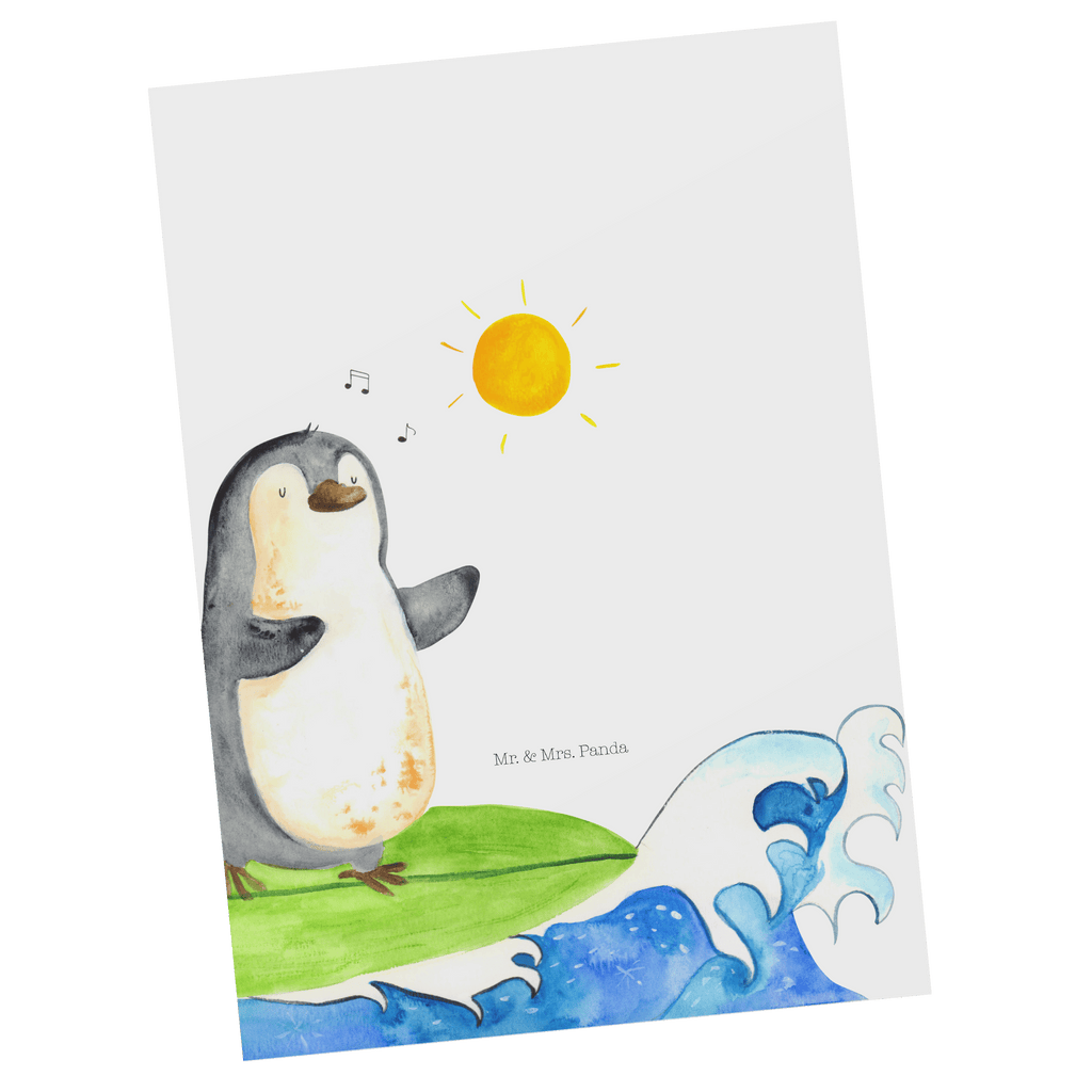 Postkarte Pinguin Surfer Postkarte, Karte, Geschenkkarte, Grußkarte, Einladung, Ansichtskarte, Geburtstagskarte, Einladungskarte, Dankeskarte, Ansichtskarten, Einladung Geburtstag, Einladungskarten Geburtstag, Pinguin, Pinguine, surfen, Surfer, Hawaii, Urlaub, Wellen, Wellen reiten, Portugal