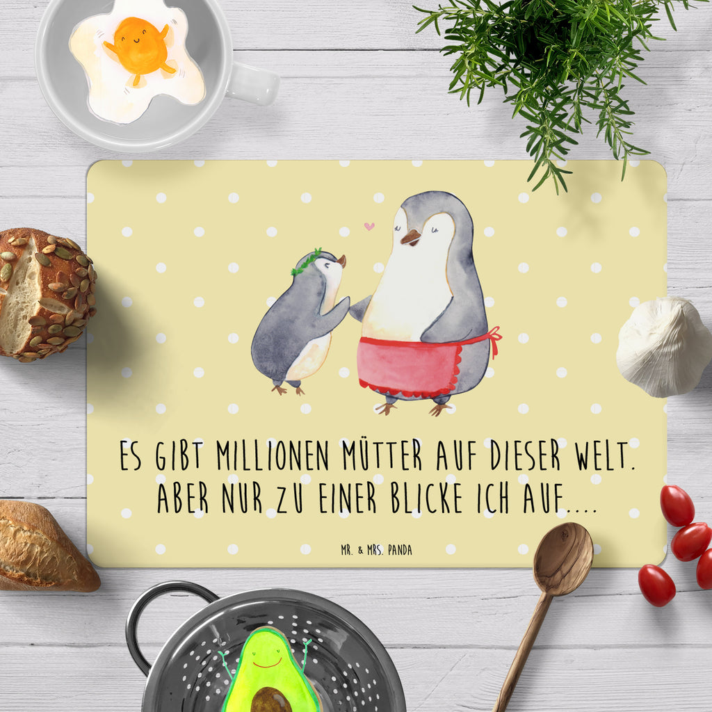 Tischset Pinguin mit Kind Tischset, Tischuntersetzer, Platzset, Tischsets abwaschbar, Tischunterlage, Familie, Vatertag, Muttertag, Bruder, Schwester, Mama, Papa, Oma, Opa, Geschenk, Mami, Mutti, Mutter, Geburststag