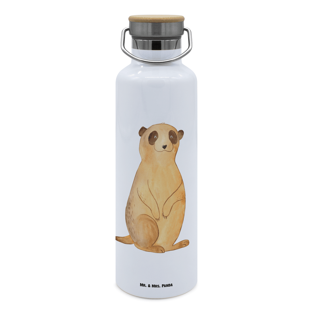 Trinkflasche Erdmännchen Thermosflasche, Isolierflasche, Edelstahl, Trinkflasche, isoliert, Wamrhaltefunktion, Sportflasche, Flasche zum Sport, Sportlerflasche, Afrika, Wildtiere, Erdmännchen, Reisen, Spruch, Weltreise, Afrikareise, Roadtrip, Traveling