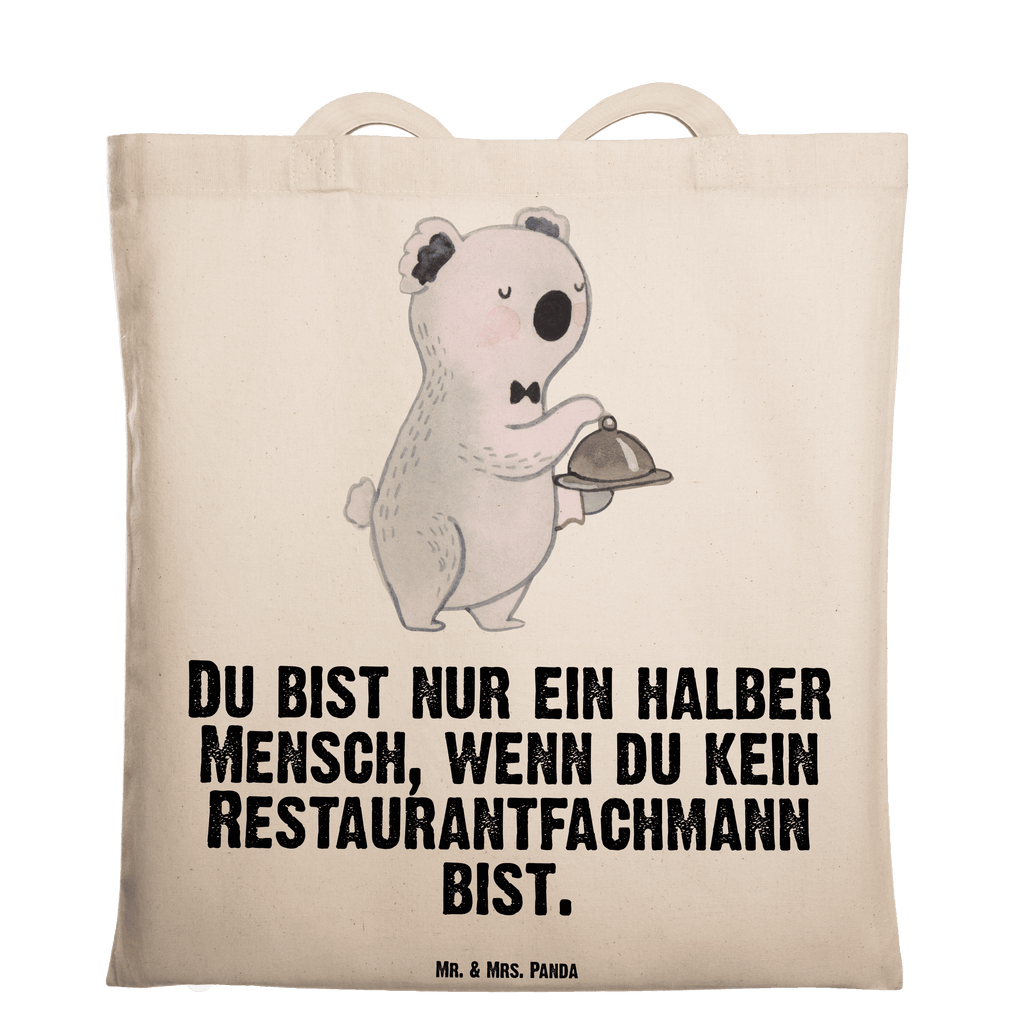 Tragetasche Restaurantfachmann mit Herz Beuteltasche, Beutel, Einkaufstasche, Jutebeutel, Stoffbeutel, Tasche, Shopper, Umhängetasche, Strandtasche, Schultertasche, Stofftasche, Tragetasche, Badetasche, Jutetasche, Einkaufstüte, Laptoptasche, Beruf, Ausbildung, Jubiläum, Abschied, Rente, Kollege, Kollegin, Geschenk, Schenken, Arbeitskollege, Mitarbeiter, Firma, Danke, Dankeschön, Restaurantfachmann, Kellner, Servicefachkraft, Restaurant