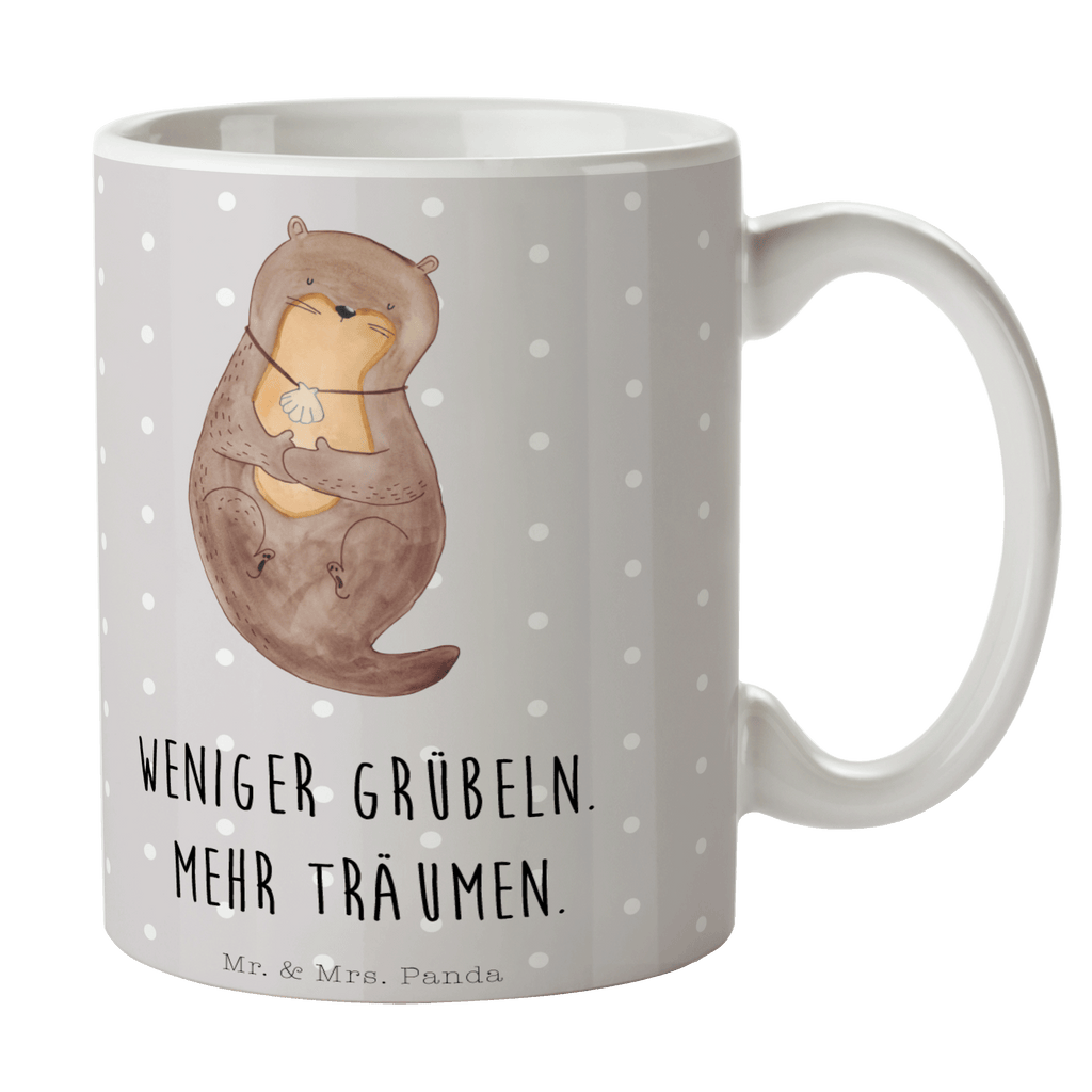 Tasse Otter Muschel Tasse, Kaffeetasse, Teetasse, Becher, Kaffeebecher, Teebecher, Keramiktasse, Porzellantasse, Büro Tasse, Geschenk Tasse, Tasse Sprüche, Tasse Motive, Kaffeetassen, Tasse bedrucken, Designer Tasse, Cappuccino Tassen, Schöne Teetassen, Otter, Fischotter, Seeotter, Otterliebe, grübeln, träumen, Motivation, Tagträumen, Büro