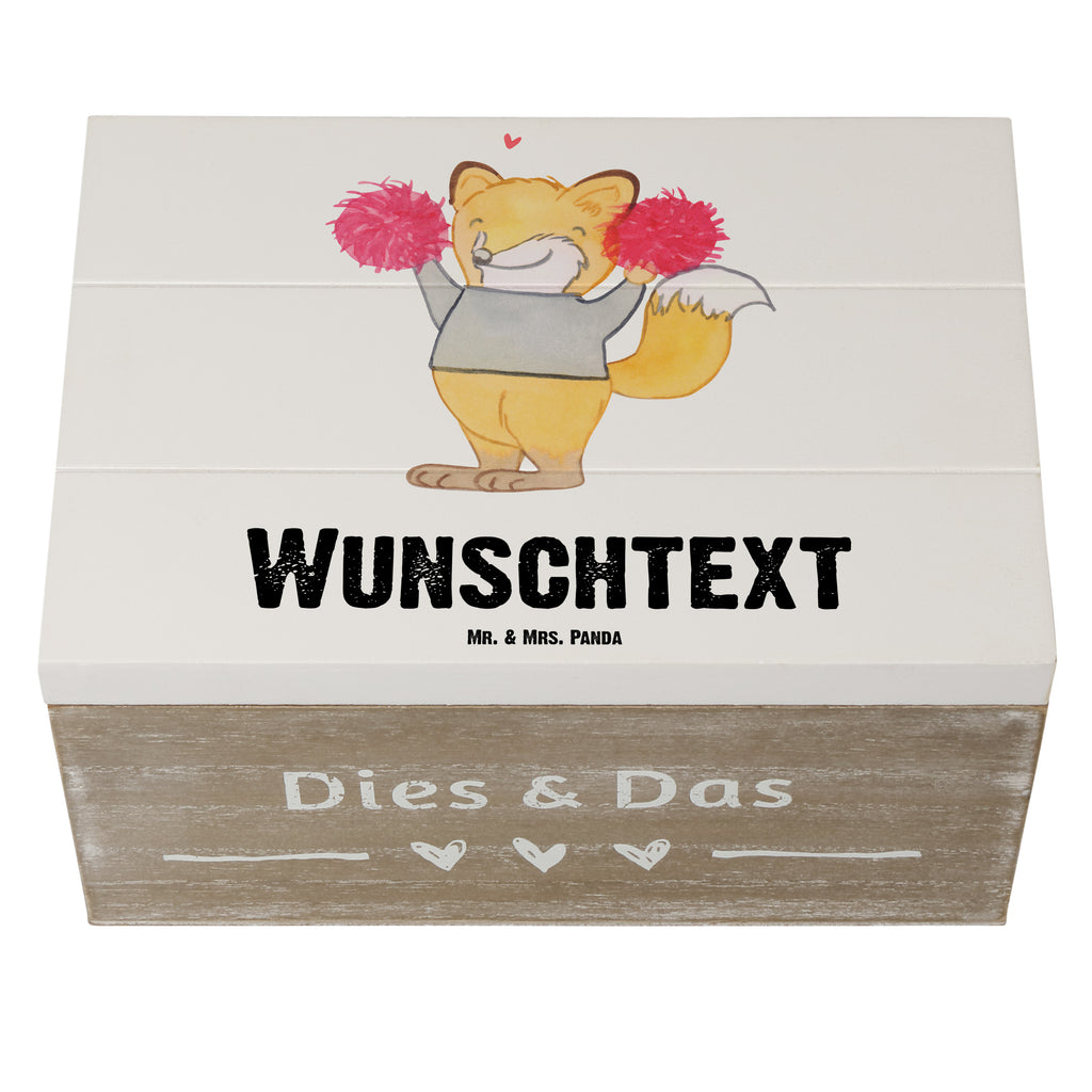 Personalisierte Holzkiste Fuchs Cheerleader Holzkiste mit Namen, Kiste mit Namen, Schatzkiste mit Namen, Truhe mit Namen, Schatulle mit Namen, Erinnerungsbox mit Namen, Erinnerungskiste, mit Namen, Dekokiste mit Namen, Aufbewahrungsbox mit Namen, Holzkiste Personalisiert, Kiste Personalisiert, Schatzkiste Personalisiert, Truhe Personalisiert, Schatulle Personalisiert, Erinnerungsbox Personalisiert, Erinnerungskiste Personalisiert, Dekokiste Personalisiert, Aufbewahrungsbox Personalisiert, Geschenkbox personalisiert, GEschenkdose personalisiert, Geschenk, Sport, Sportart, Hobby, Schenken, Danke, Dankeschön, Auszeichnung, Gewinn, Sportler, Cheerleader, Cheerleading, Turnen, Turn Club, Turniere