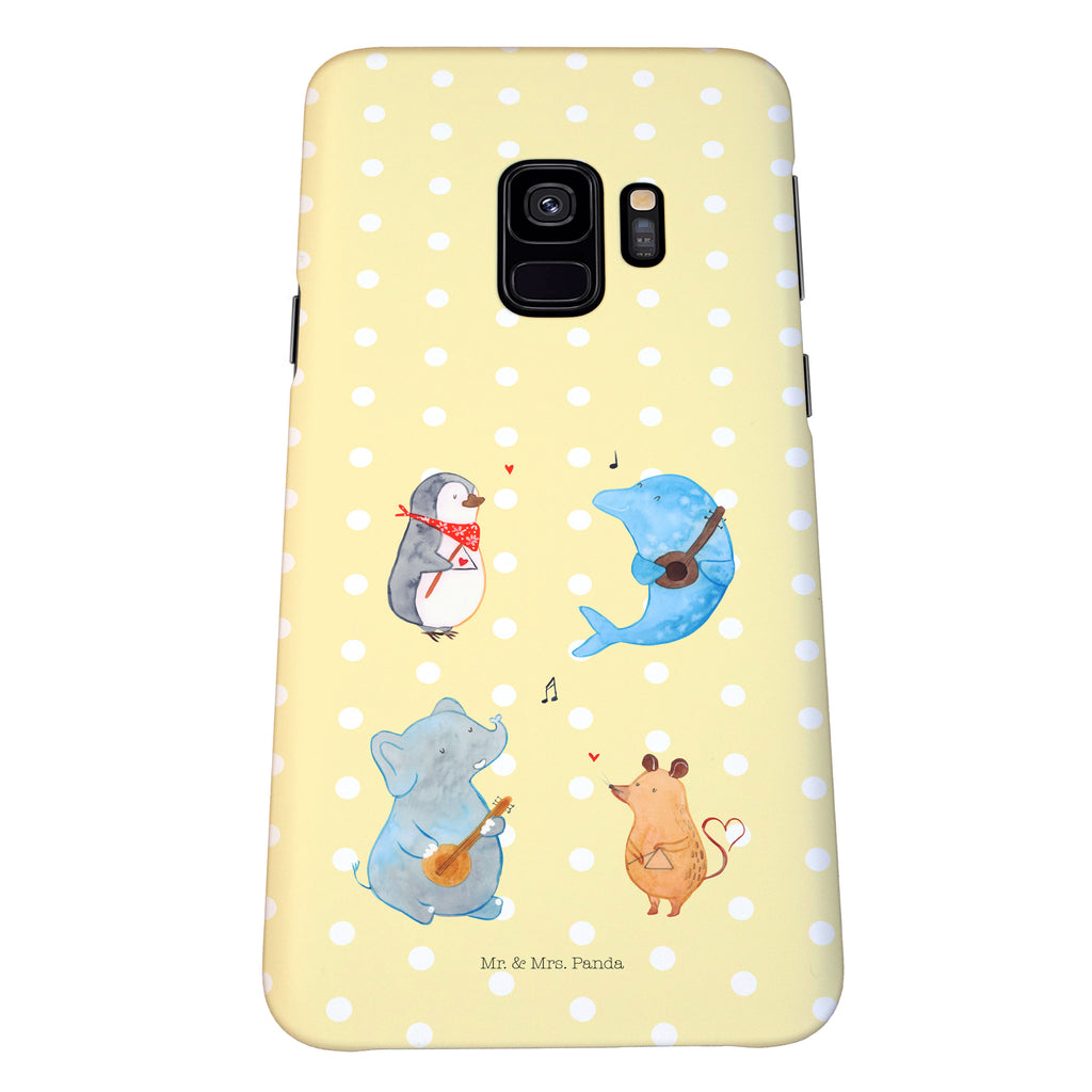 Handyhülle Big Band Handyhülle, Handycover, Cover, Handy, Hülle, Iphone 10, Iphone X, Tiermotive, Gute Laune, lustige Sprüche, Tiere, Hund, Pinguin, Maus, Elefant, Delfin, Gitarre, Band, Triangel, Musikanten, Musik