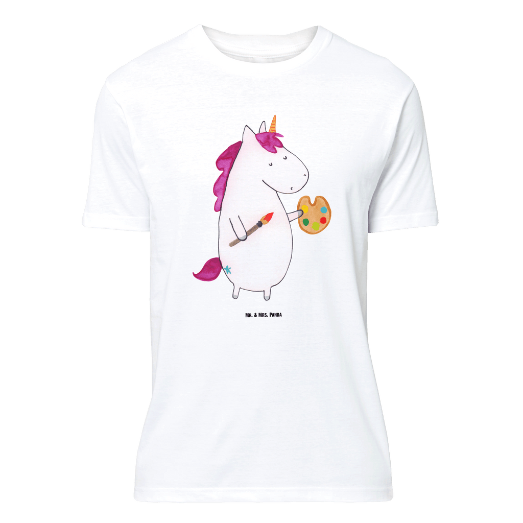 T-Shirt Standard Einhorn Künstler T-Shirt, Shirt, Tshirt, Lustiges T-Shirt, T-Shirt mit Spruch, Party, Junggesellenabschied, Jubiläum, Geburstag, Herrn, Damen, Männer, Frauen, Schlafshirt, Nachthemd, Sprüche, Einhorn, Einhörner, Einhorn Deko, Pegasus, Unicorn, Englisch, Künstler, Artist, Malen, Zeichnen, Welt, Farbe, Stift, Pinsel, Geschenk, Maler