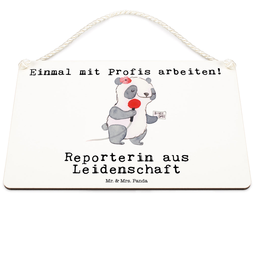 Deko Schild Reporterin aus Leidenschaft Dekoschild, Deko Schild, Schild, Tür Schild, Türschild, Holzschild, Wandschild, Wanddeko, Beruf, Ausbildung, Jubiläum, Abschied, Rente, Kollege, Kollegin, Geschenk, Schenken, Arbeitskollege, Mitarbeiter, Firma, Danke, Dankeschön