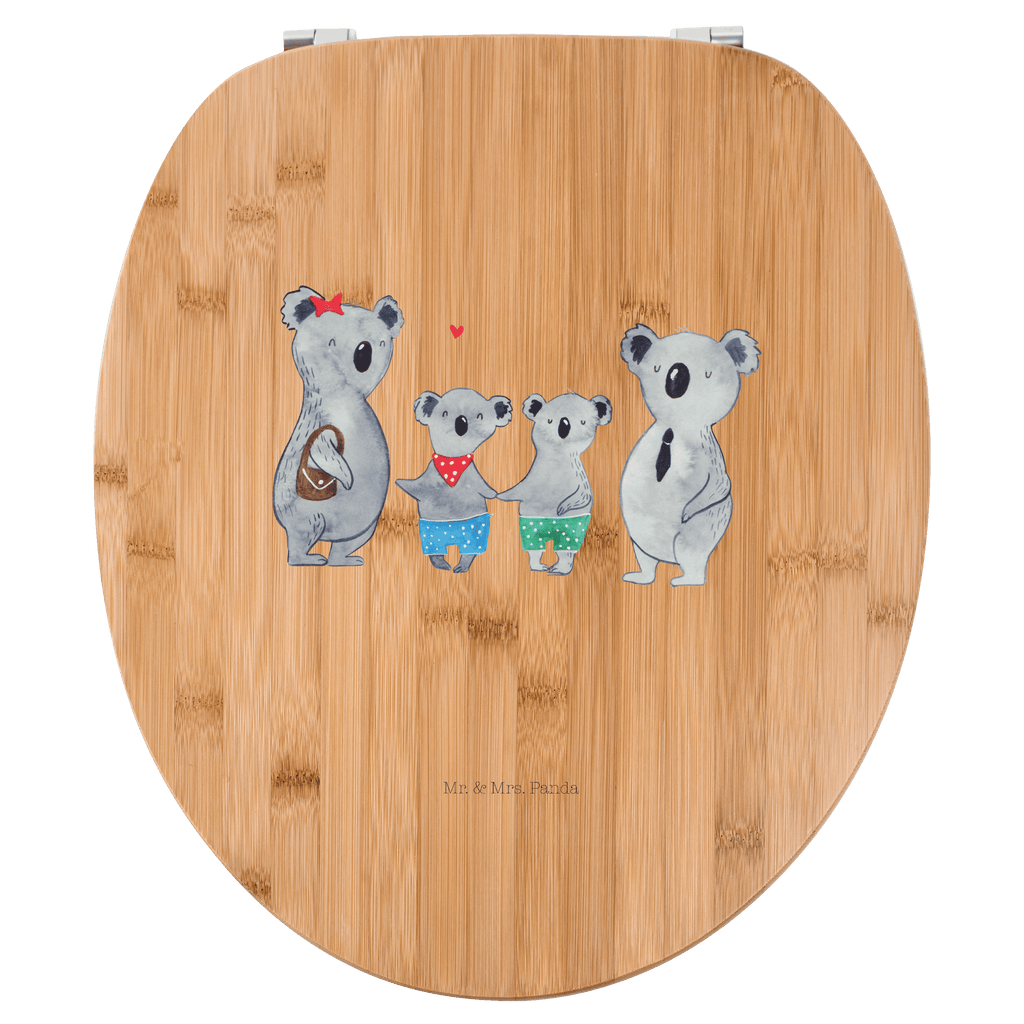 Motiv WC Sitz Koala Familie zwei Klobrille, Klodeckel, Toilettendeckel, WC-Sitz, Toilette, Familie, Vatertag, Muttertag, Bruder, Schwester, Mama, Papa, Oma, Opa, Koala, Koalabär, beste Familie, Familienzeit, Familienleben, Koalafamilie, Lieblingsfamilie