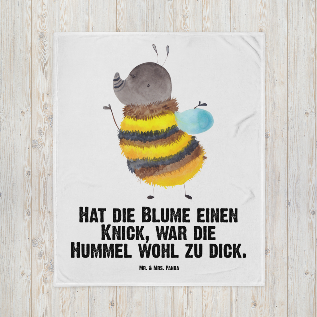 Babydecke Hummel flauschig Babydecke, Babygeschenk, Geschenk Geburt, Babyecke Kuscheldecke, Krabbeldecke, Tiermotive, Gute Laune, lustige Sprüche, Tiere, Hummel, Flauschig, Biene, Blume, Natur