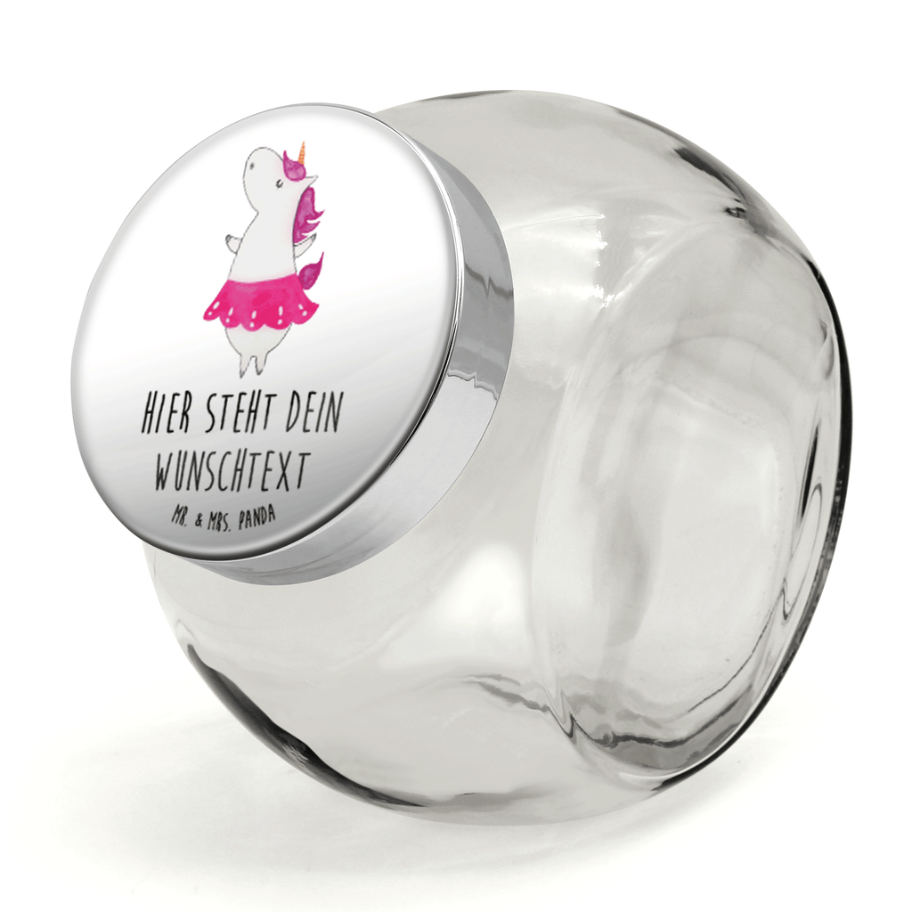 Personalisiertes Bonbonglas Einhorn Ballerina Vorratsdose, Vorratsbehälter, Süßigkeitenglas, Süßigkeitendose, Kaffeedose, Müslidose, Teedose, Keksbehälter, Keksedose, Glasdose, Glasbälter, Vorratsglas, Küchenbehälter, Aufbewahrungsdose, Aufbewahungsglas, Gewürzdose, Küchenorganizer, Snackdose, Einhorn, Einhörner, Einhorn Deko, Pegasus, Unicorn, Tanzen, Ballerina, Party, Wohnung, Spaß, Feiern, Geburtstag, Tänzerin, Lebenslust, Lebensfreude