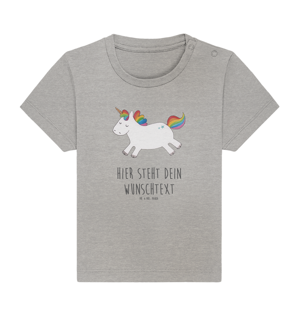 Personalisiertes Baby Shirt Einhorn Happy Personalisiertes Baby T-Shirt, Personalisiertes Jungen Baby T-Shirt, Personalisiertes Mädchen Baby T-Shirt, Personalisiertes Shirt, Einhorn, Einhörner, Einhorn Deko, Pegasus, Unicorn, glücklich, fröhlich, Spaß, Freude, Lebensfreude, witzig, spannend, Lächeln, Lachen