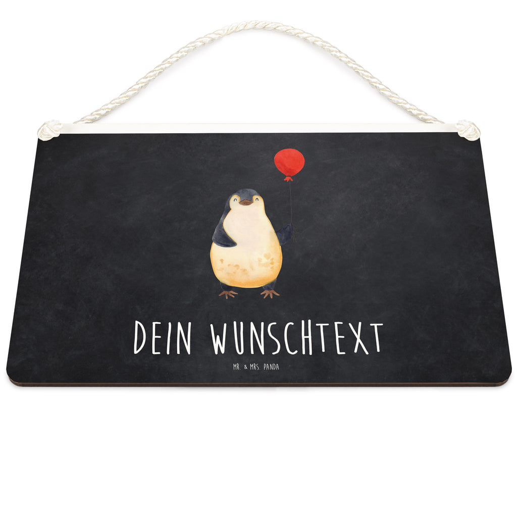 Personalisiertes Deko Schild Pinguin Luftballon Dekoschild, Deko Schild, Schild, Tür Schild, Türschild, Holzschild, Wandschild, Wanddeko, Pinguin, Pinguine, Luftballon, Tagträume, Lebenslust, Geschenk Freundin, Geschenkidee, beste Freundin, Motivation, Neustart, neues Leben, Liebe, Glück